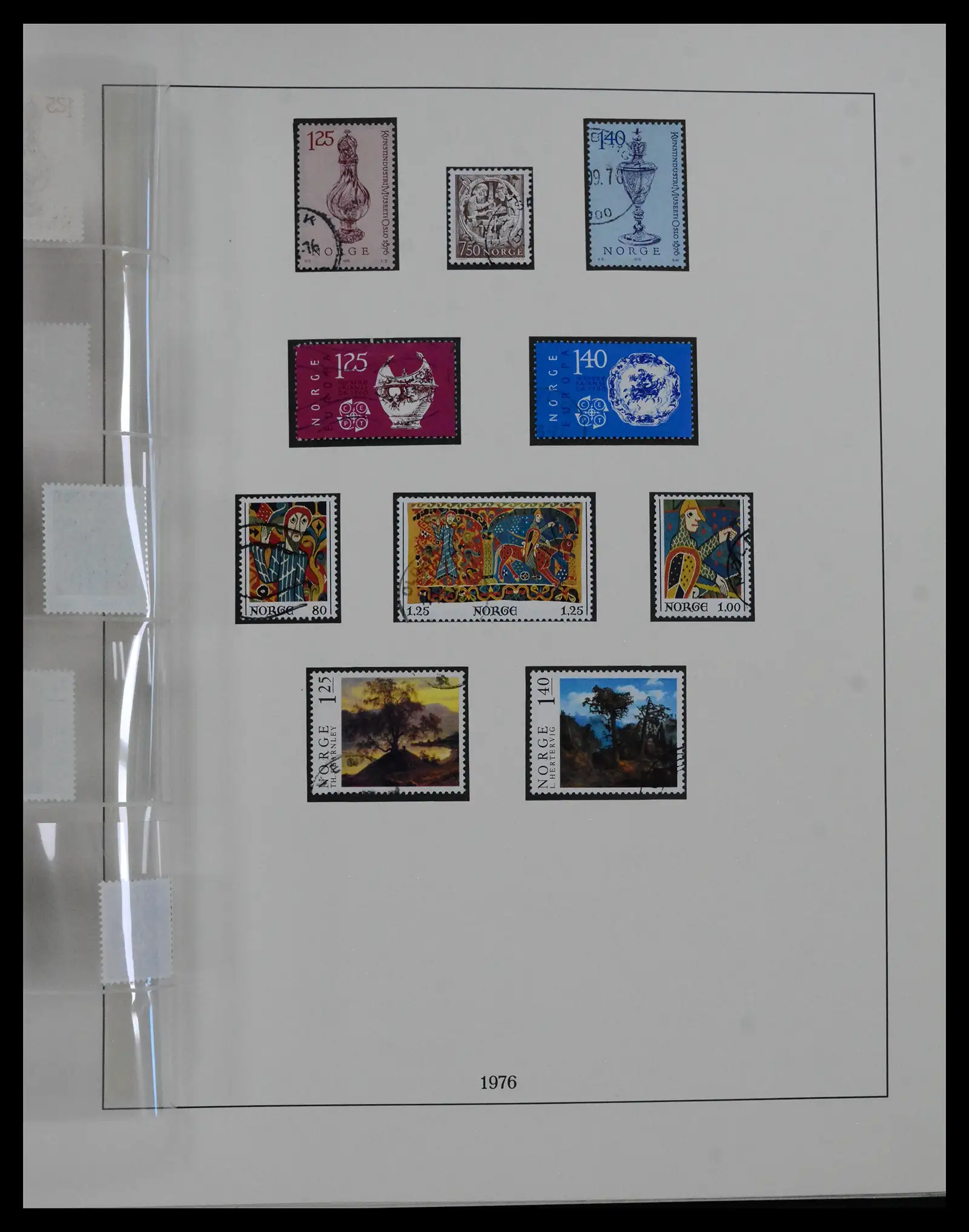 41719 0096 - Postzegelverzameling 41719 Noorwegen 1855-1998.