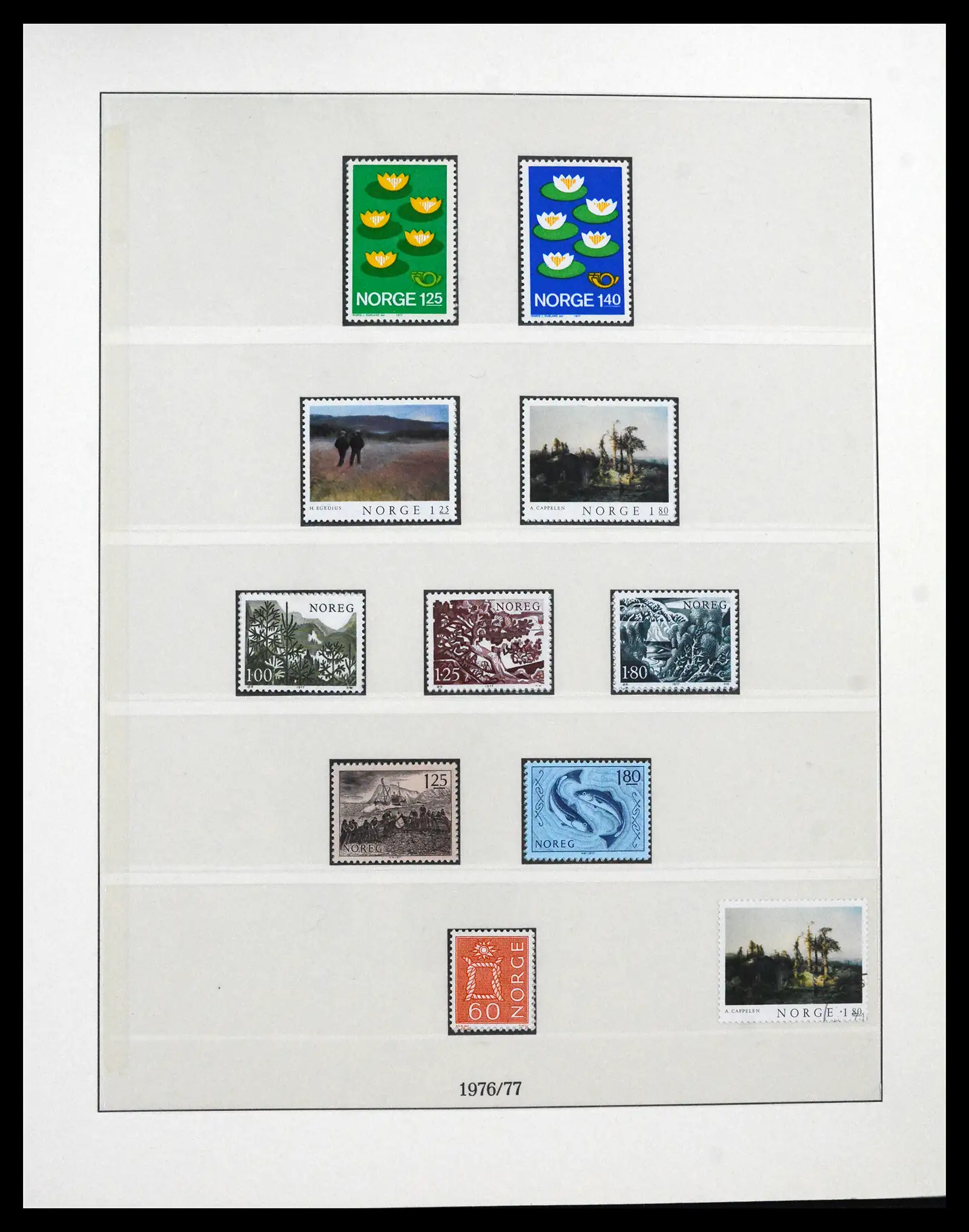 41719 0099 - Postzegelverzameling 41719 Noorwegen 1855-1998.