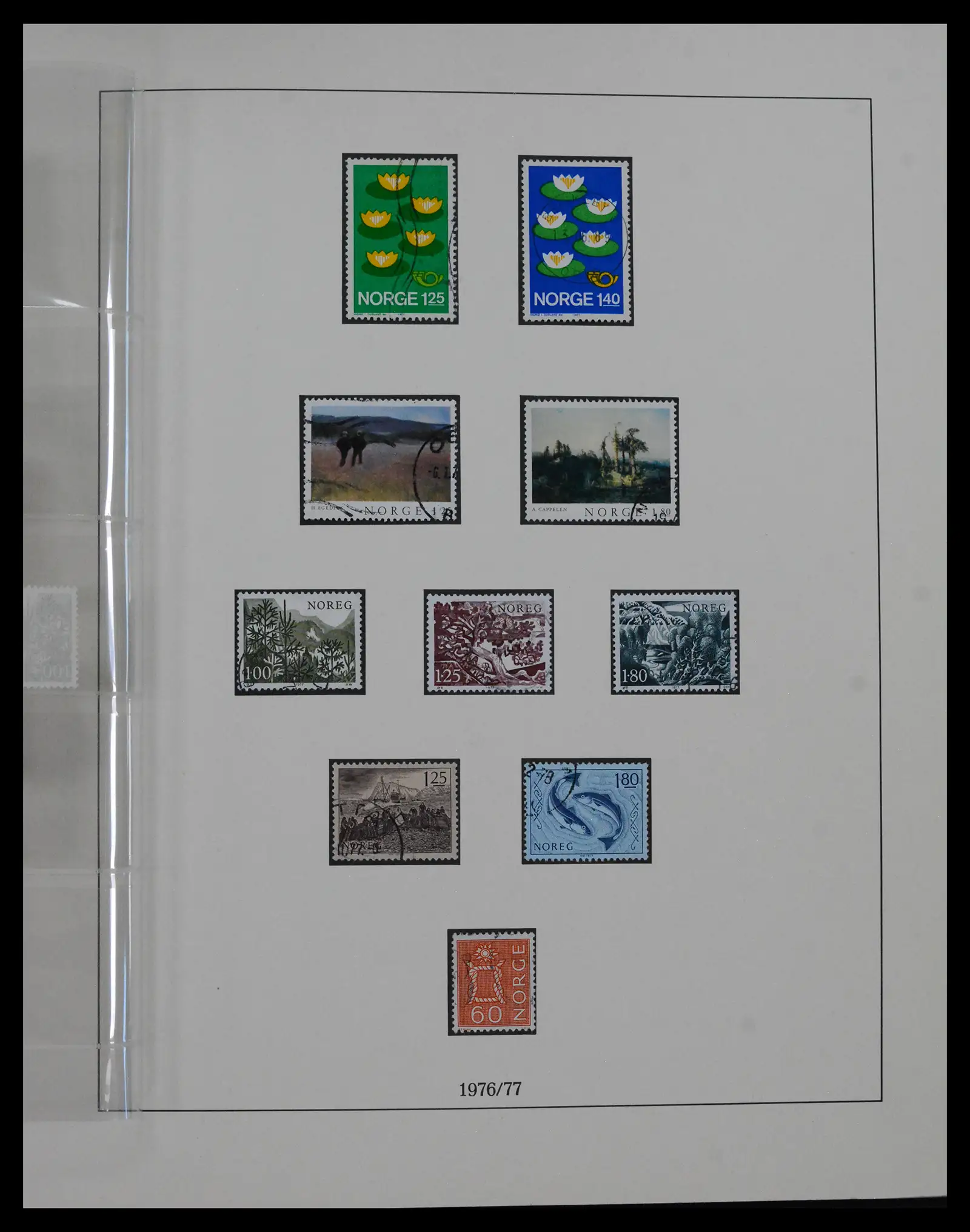 41719 0100 - Postzegelverzameling 41719 Noorwegen 1855-1998.