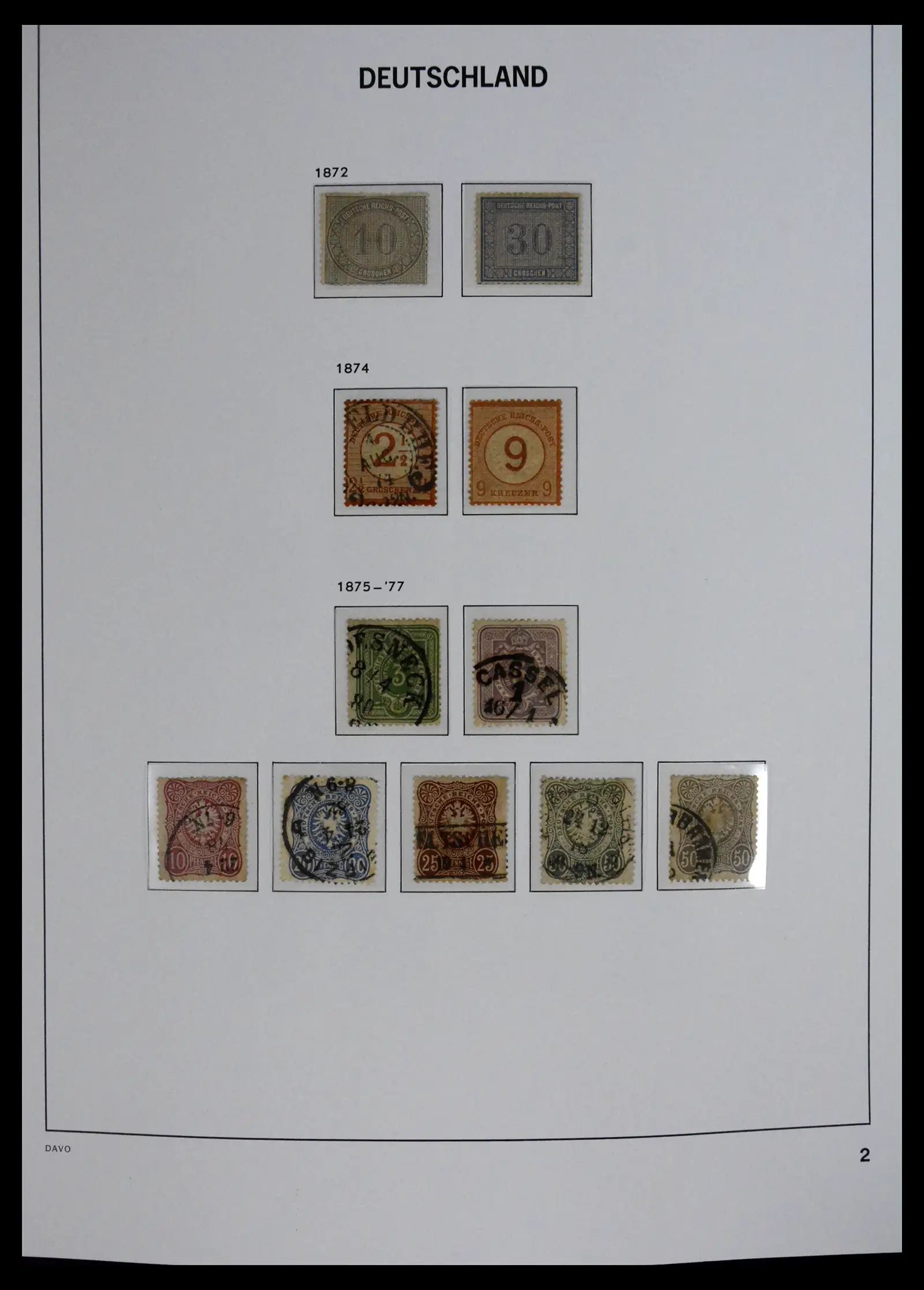 41720 0002 - Stamp collection 41720 Germany Reich complete 1872-1945.