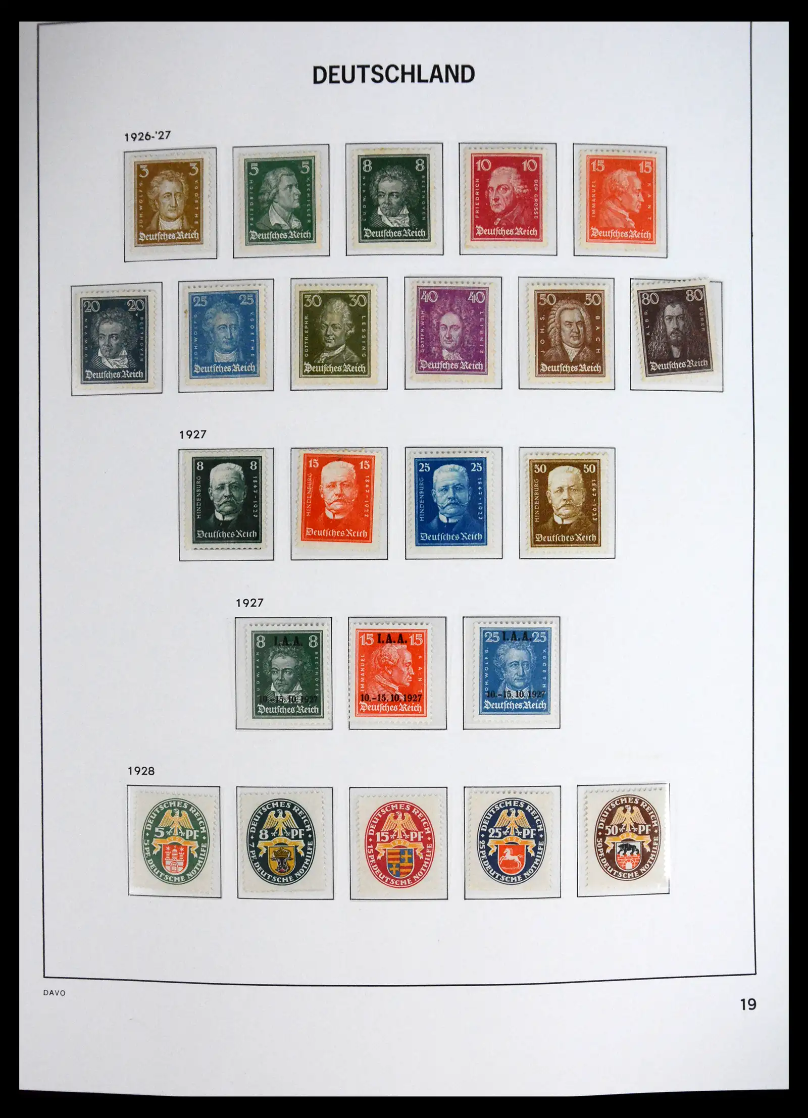 41720 0020 - Stamp collection 41720 Germany Reich complete 1872-1945.