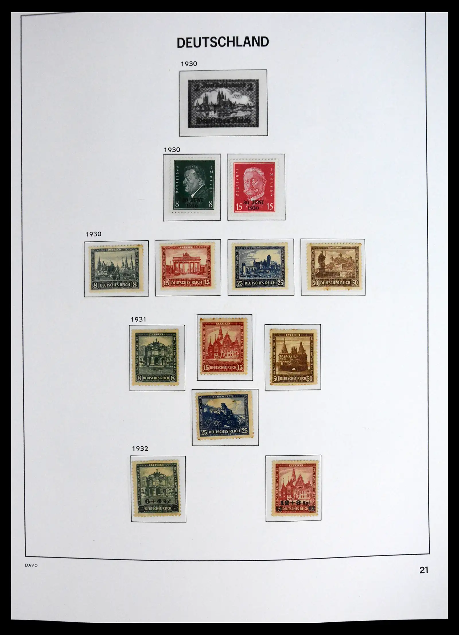 41720 0022 - Stamp collection 41720 Germany Reich complete 1872-1945.