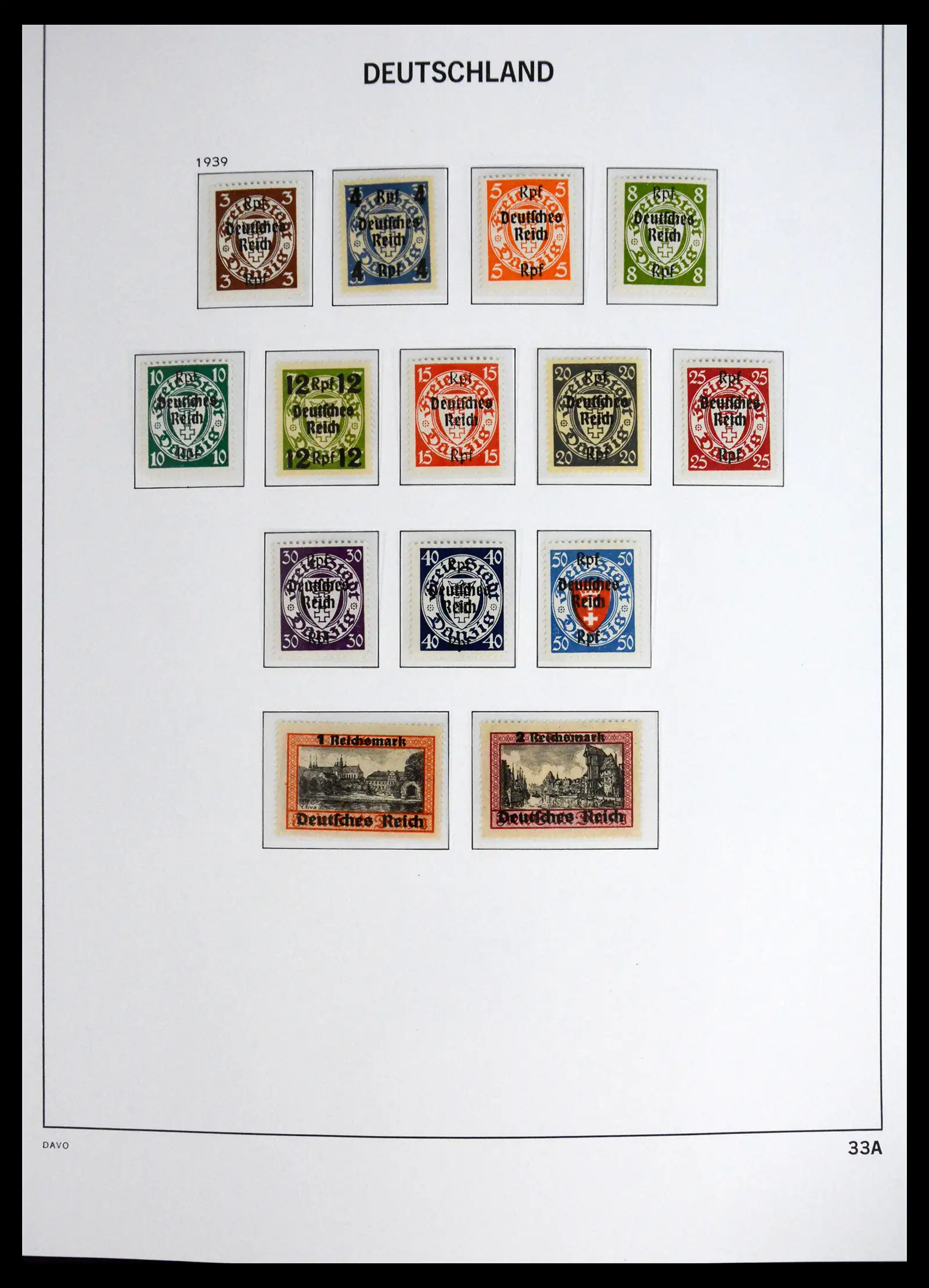 41720 0036 - Stamp collection 41720 Germany Reich complete 1872-1945.