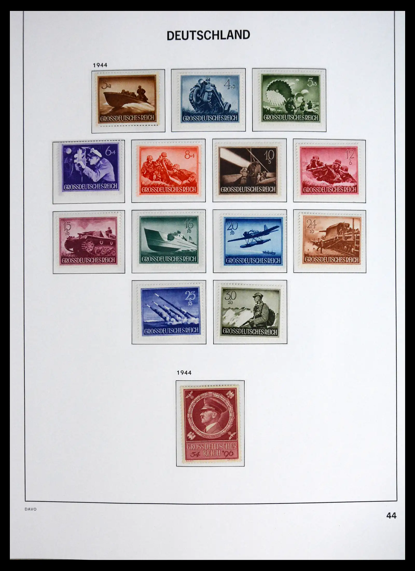 41720 0049 - Stamp collection 41720 Germany Reich complete 1872-1945.