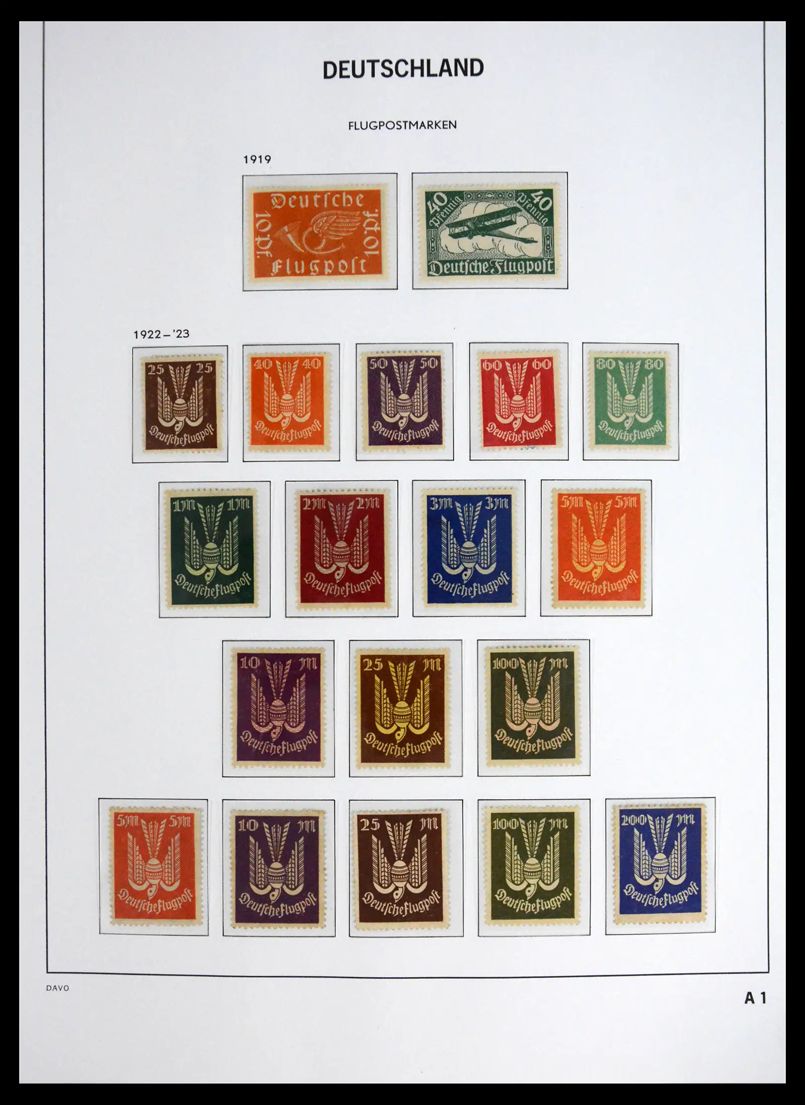 41720 0052 - Stamp collection 41720 Germany Reich complete 1872-1945.
