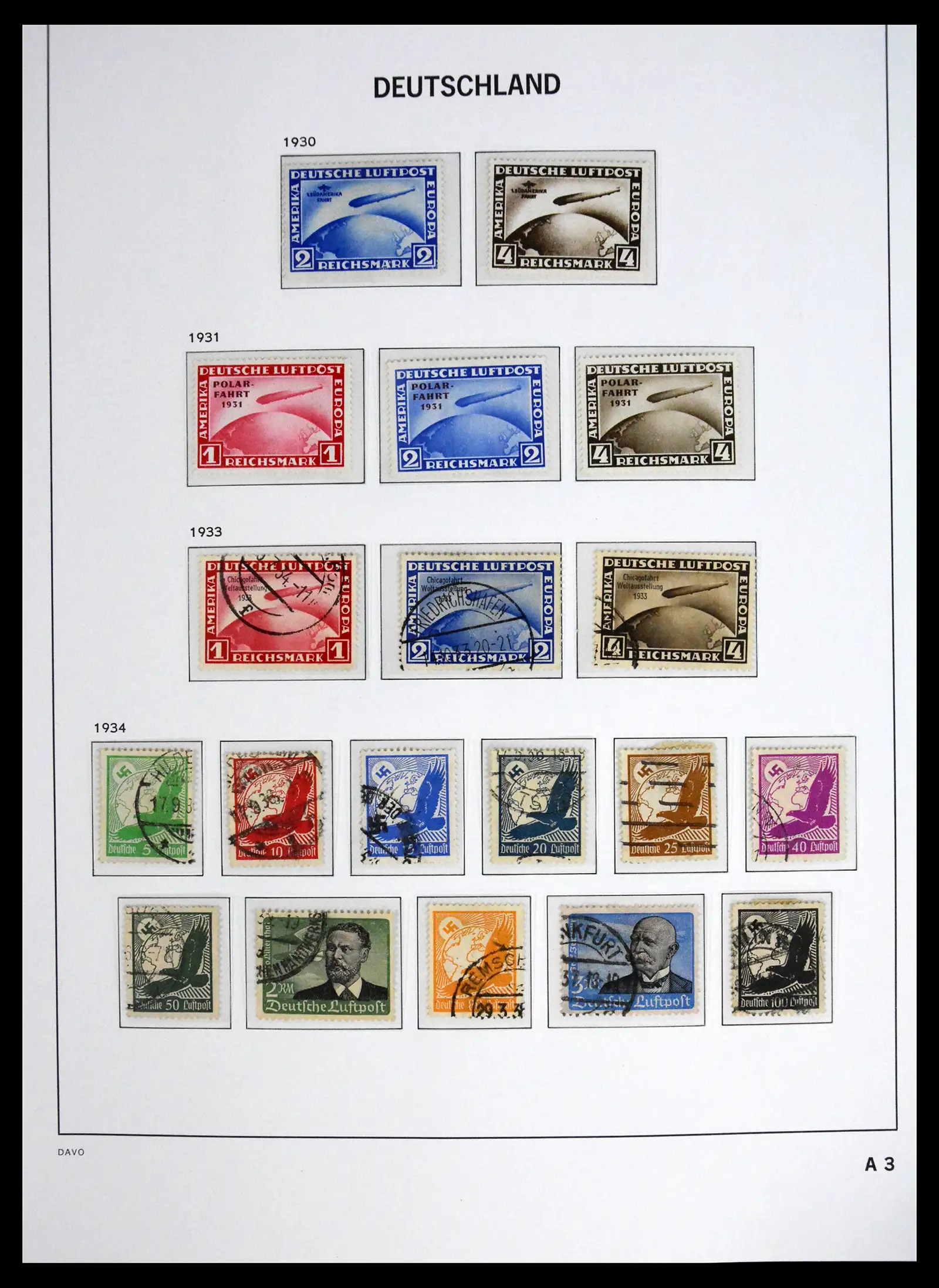 41720 0054 - Stamp collection 41720 Germany Reich complete 1872-1945.