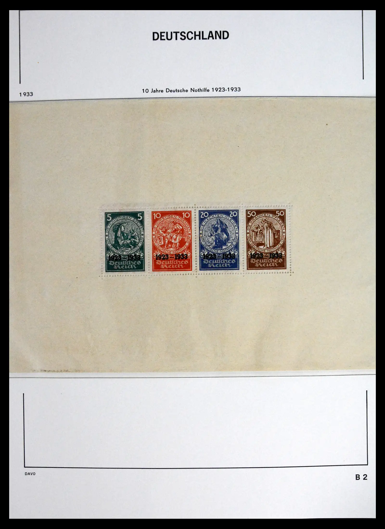41720 0057 - Stamp collection 41720 Germany Reich complete 1872-1945.