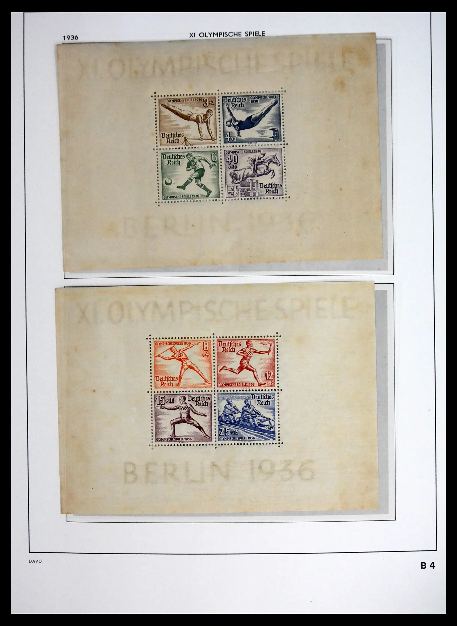 41720 0059 - Stamp collection 41720 Germany Reich complete 1872-1945.