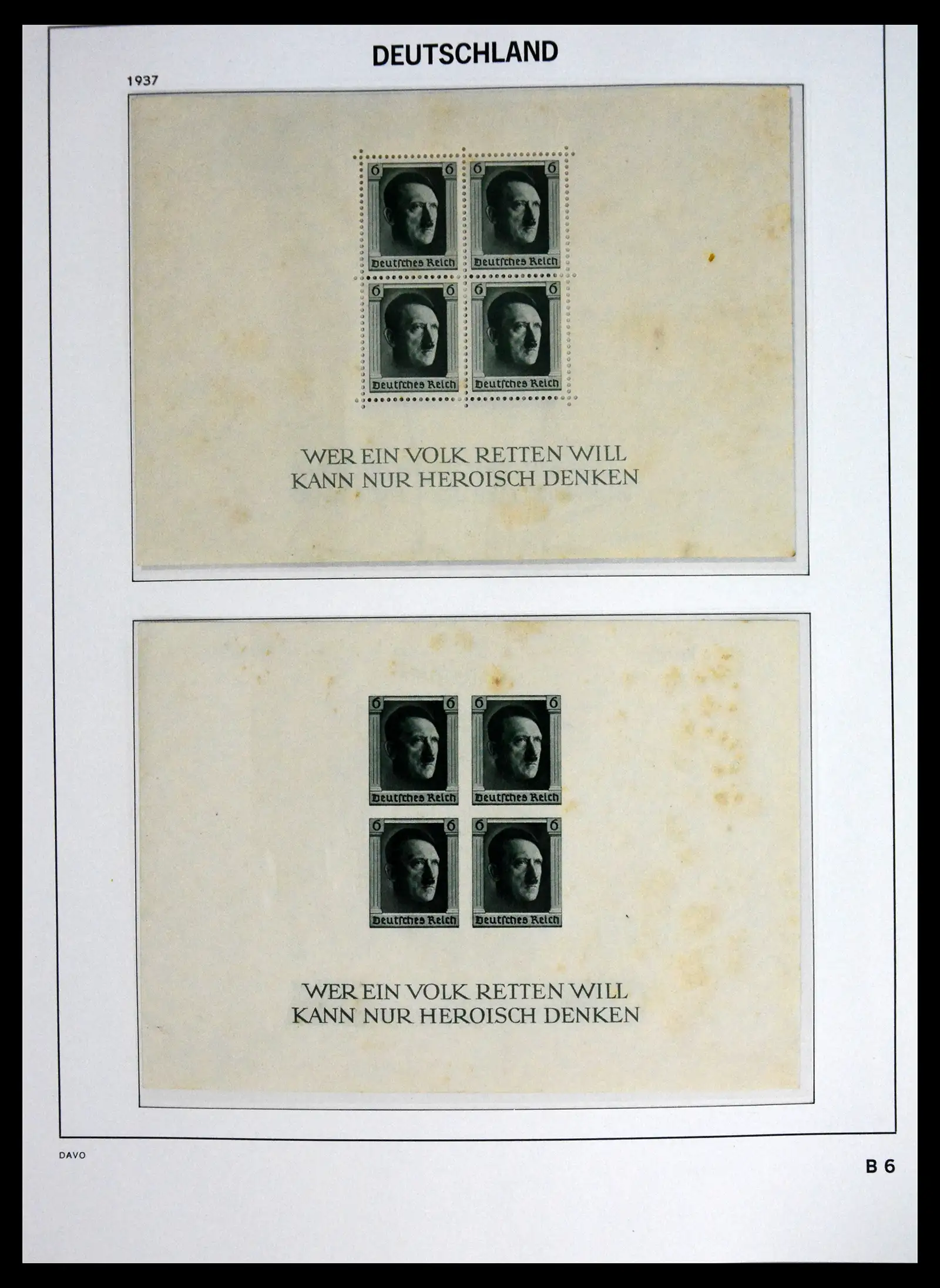 41720 0061 - Stamp collection 41720 Germany Reich complete 1872-1945.