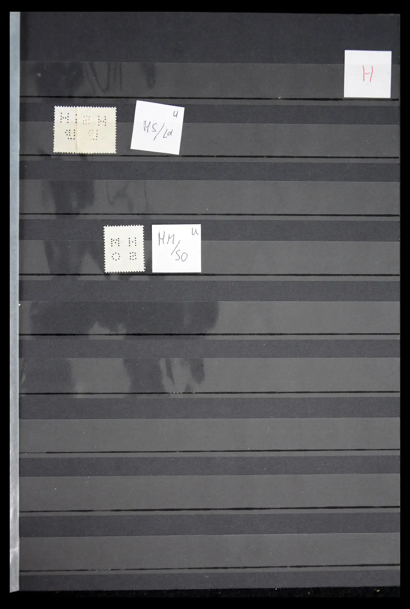 41721 0049 - Stamp collection 41721 Great Britain perfins 1900-1970.