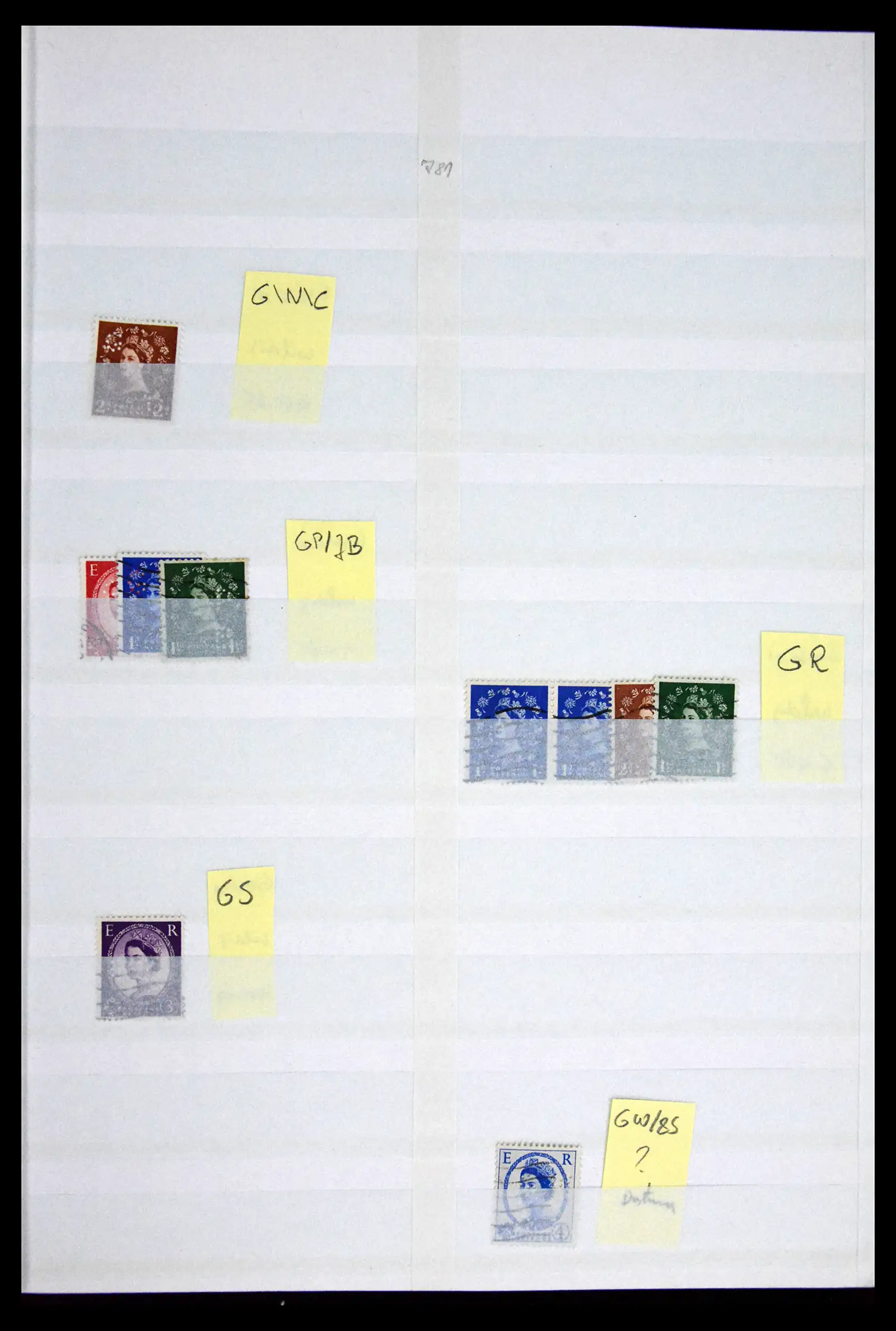 41721 0074 - Stamp collection 41721 Great Britain perfins 1900-1970.