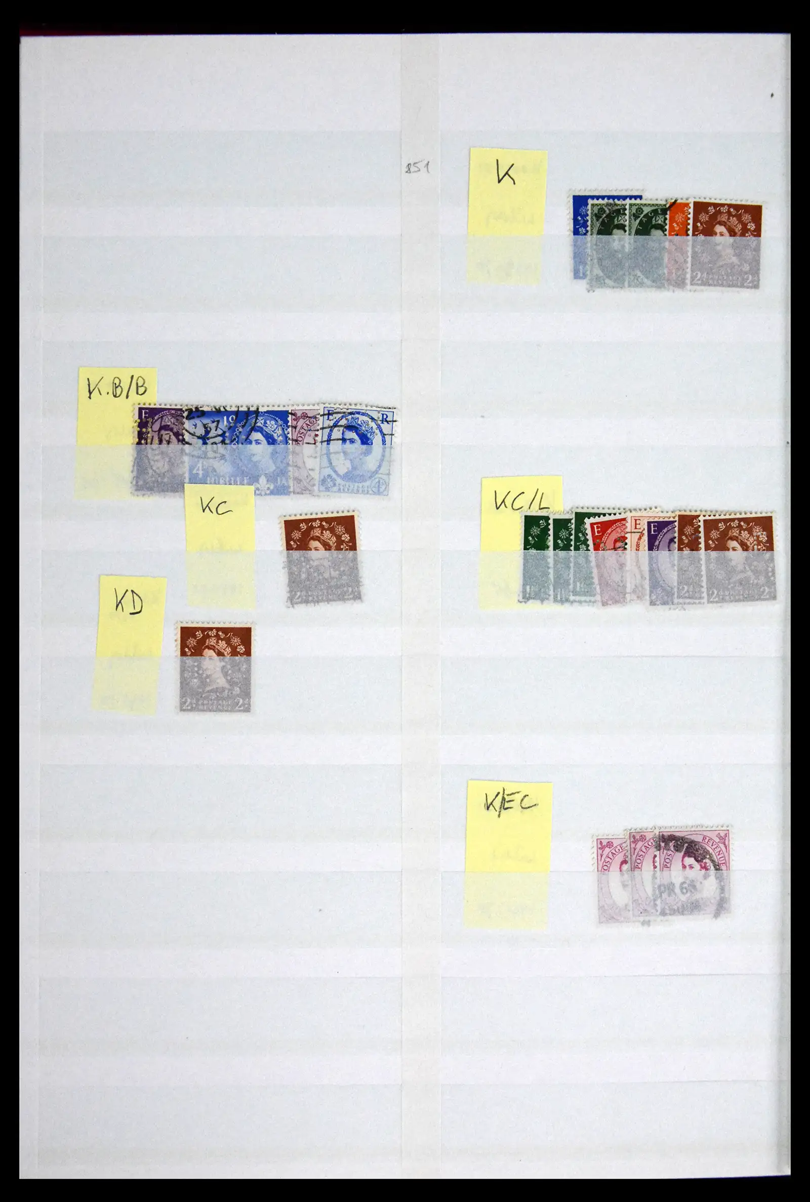 41721 0081 - Stamp collection 41721 Great Britain perfins 1900-1970.