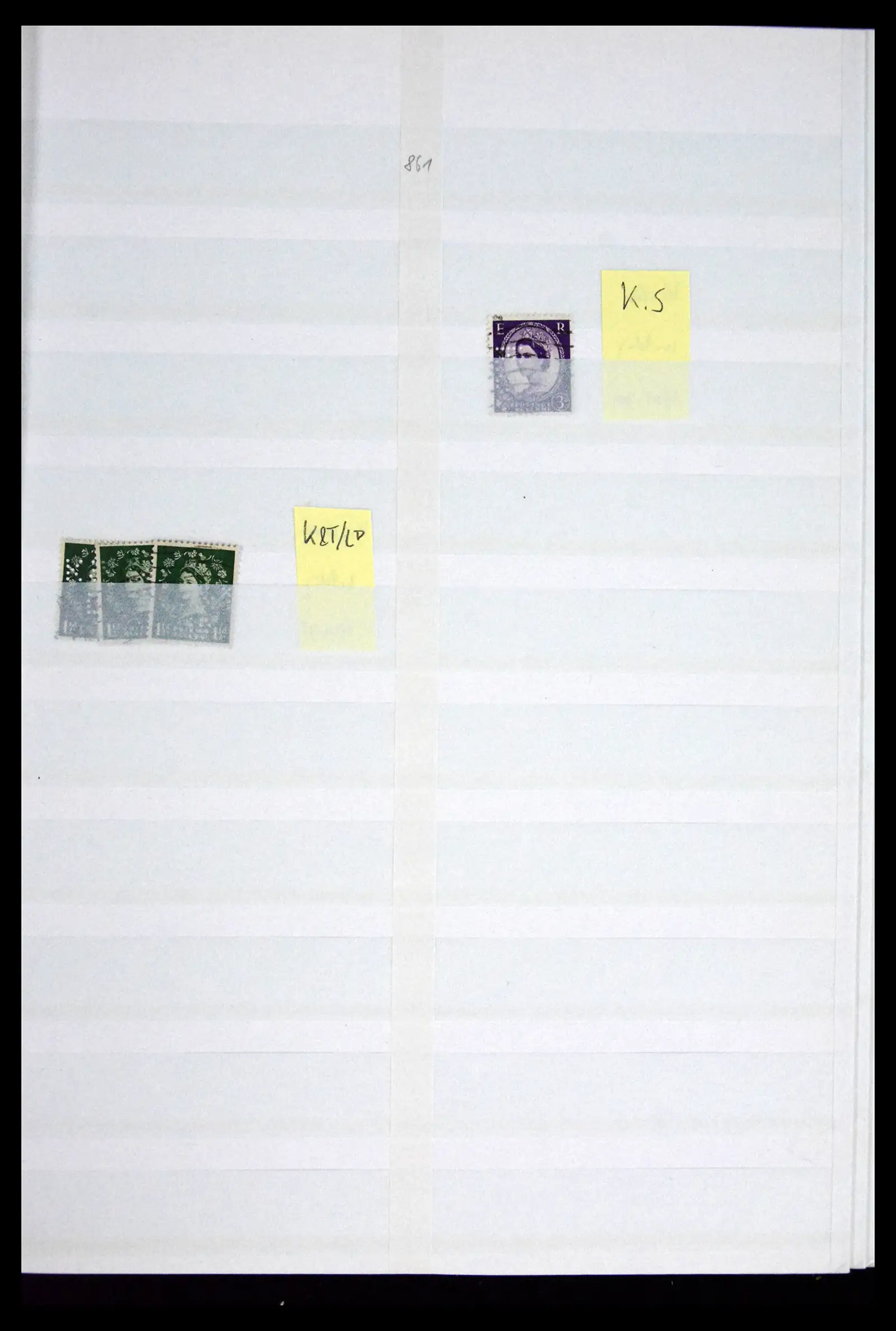 41721 0082 - Stamp collection 41721 Great Britain perfins 1900-1970.