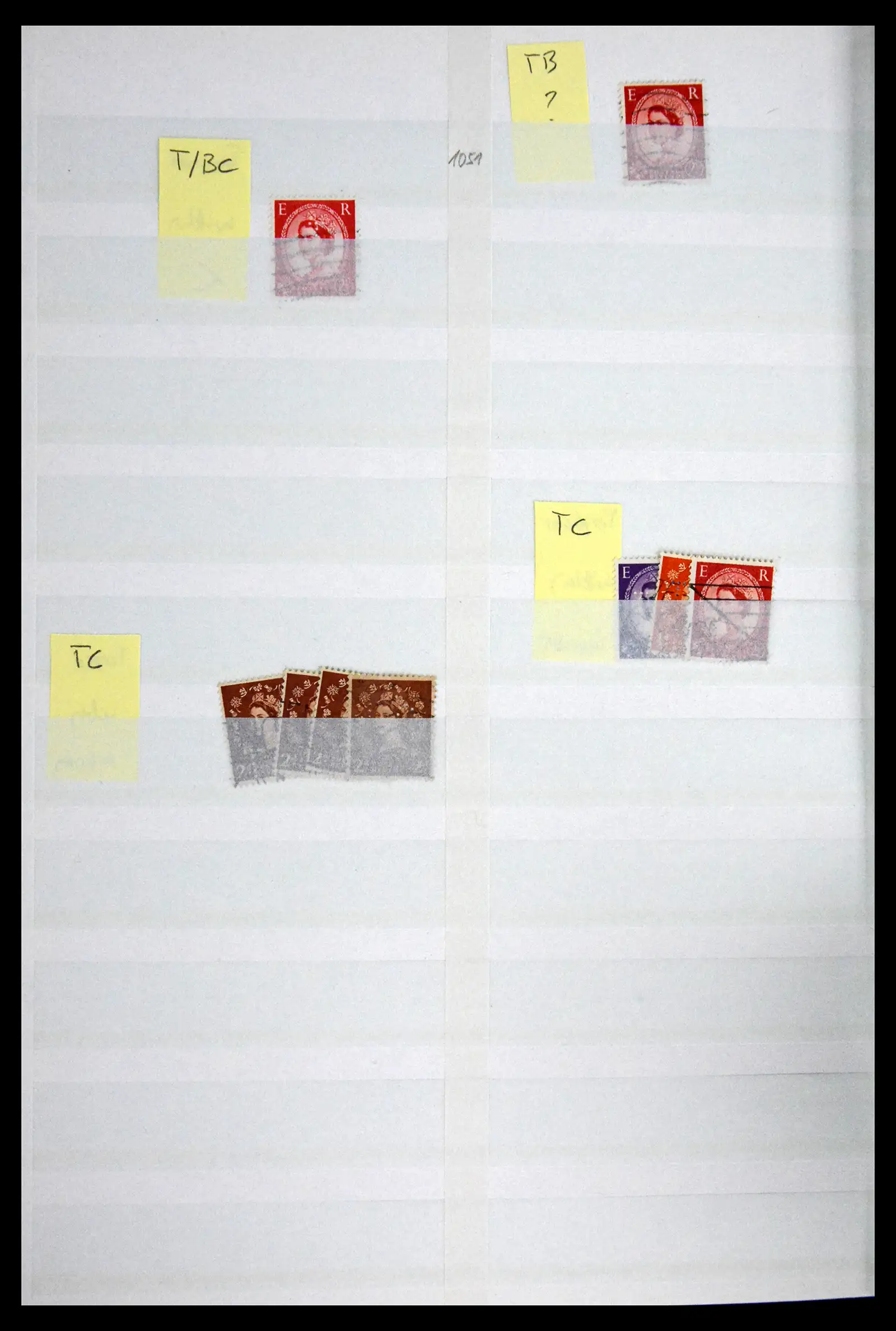 41721 0099 - Stamp collection 41721 Great Britain perfins 1900-1970.