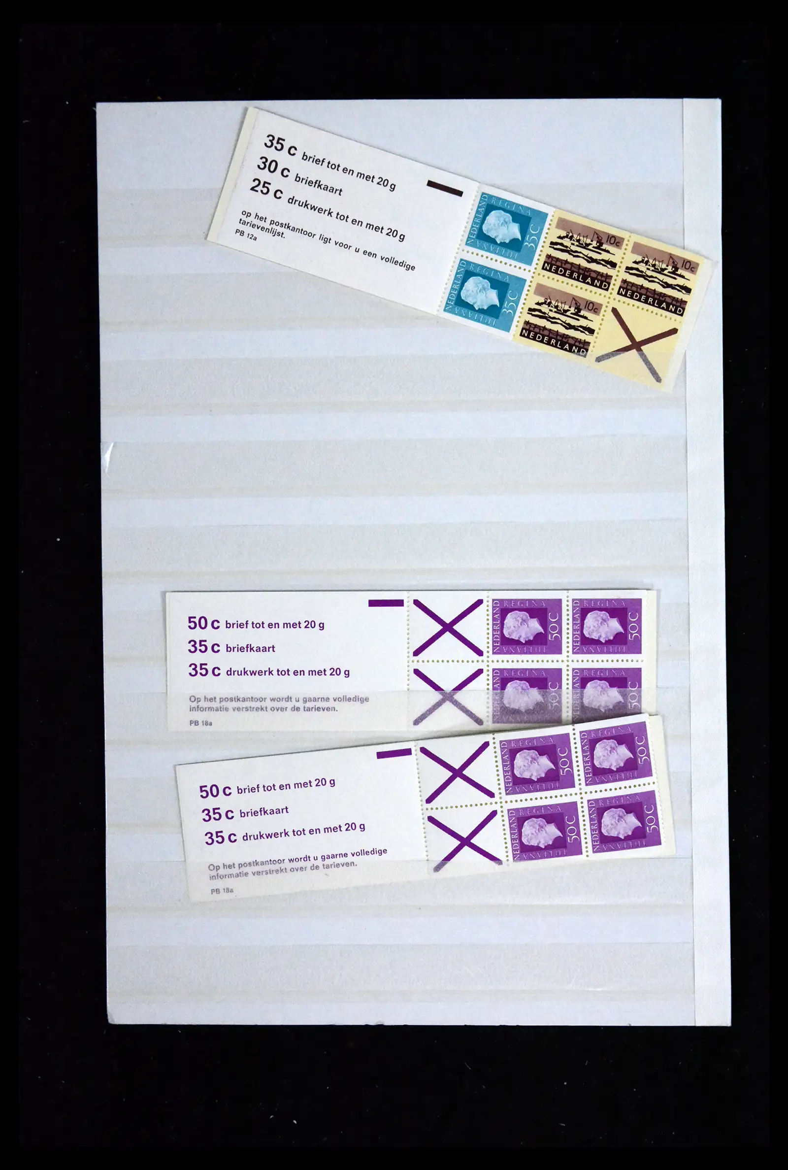 41728 0015 - Postzegelverzameling 41728 Nederland postzegelboekjes 1964-2000.