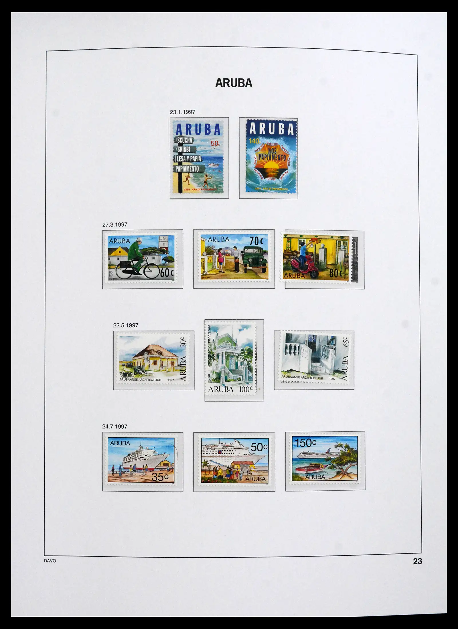 41732 0023 - Postzegelverzameling 41732 Aruba 1986-2025!!