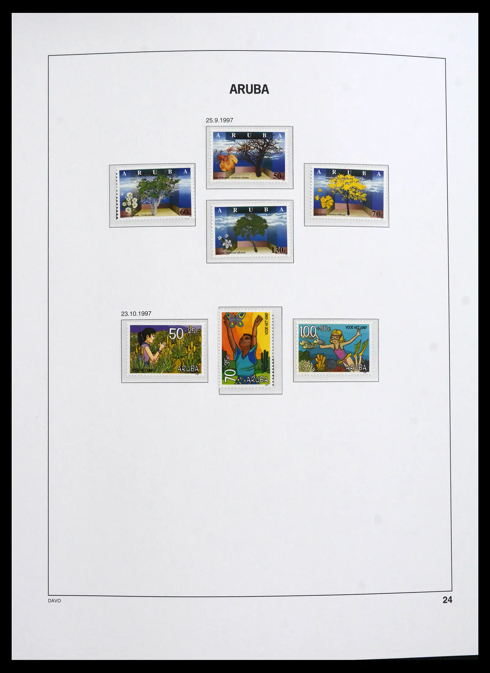 41732 0024 - Postzegelverzameling 41732 Aruba 1986-2025!!