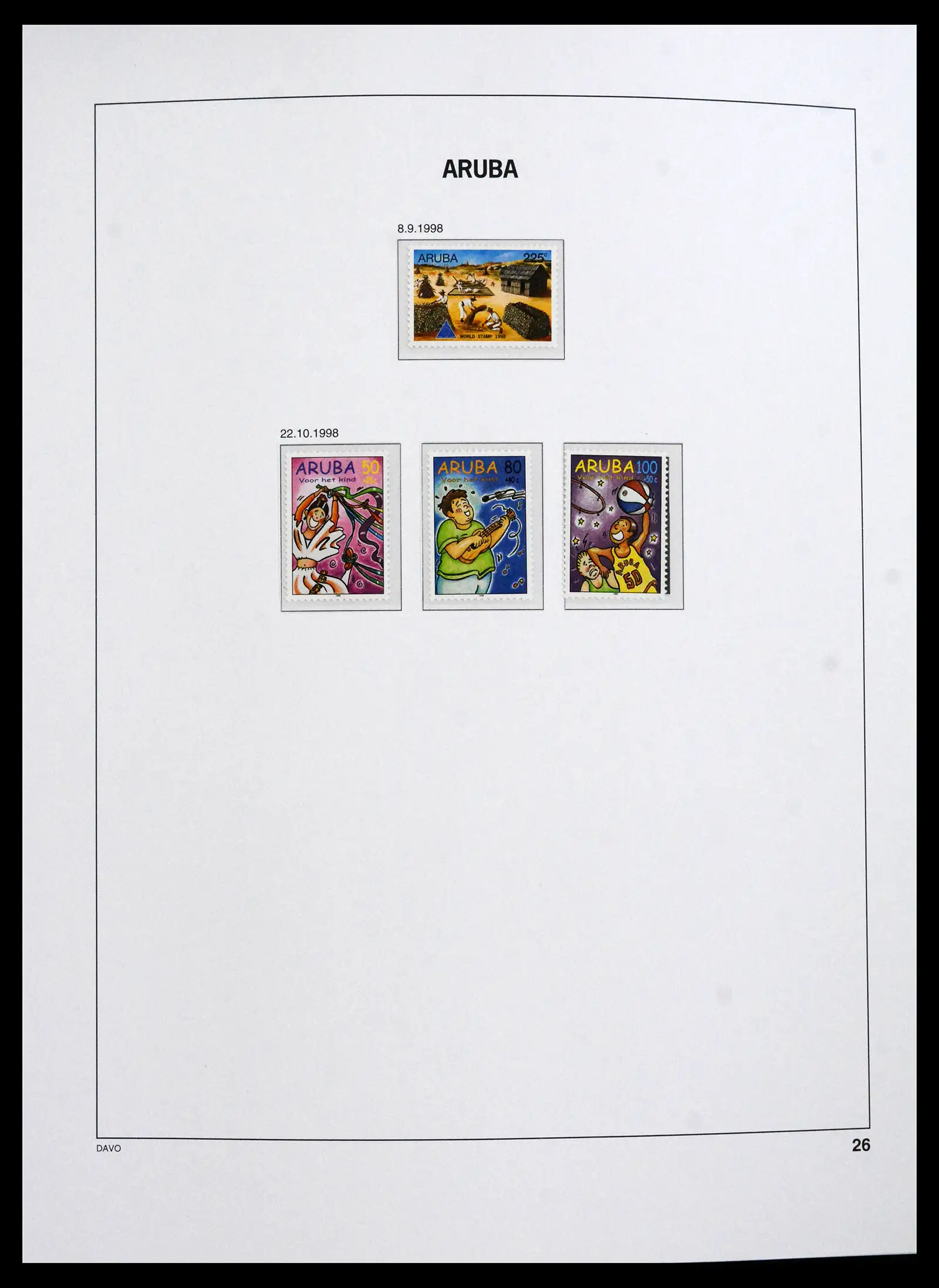 41732 0026 - Postzegelverzameling 41732 Aruba 1986-2025!!