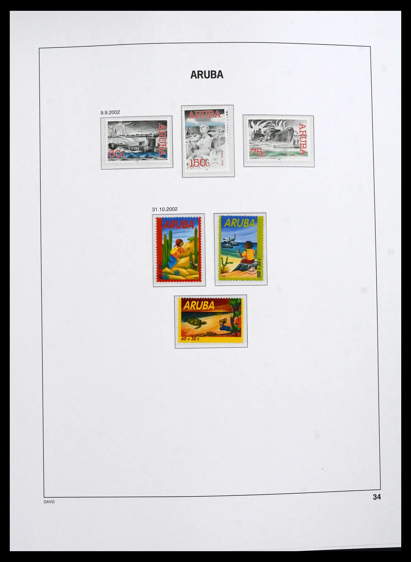 41732 0034 - Postzegelverzameling 41732 Aruba 1986-2025!!