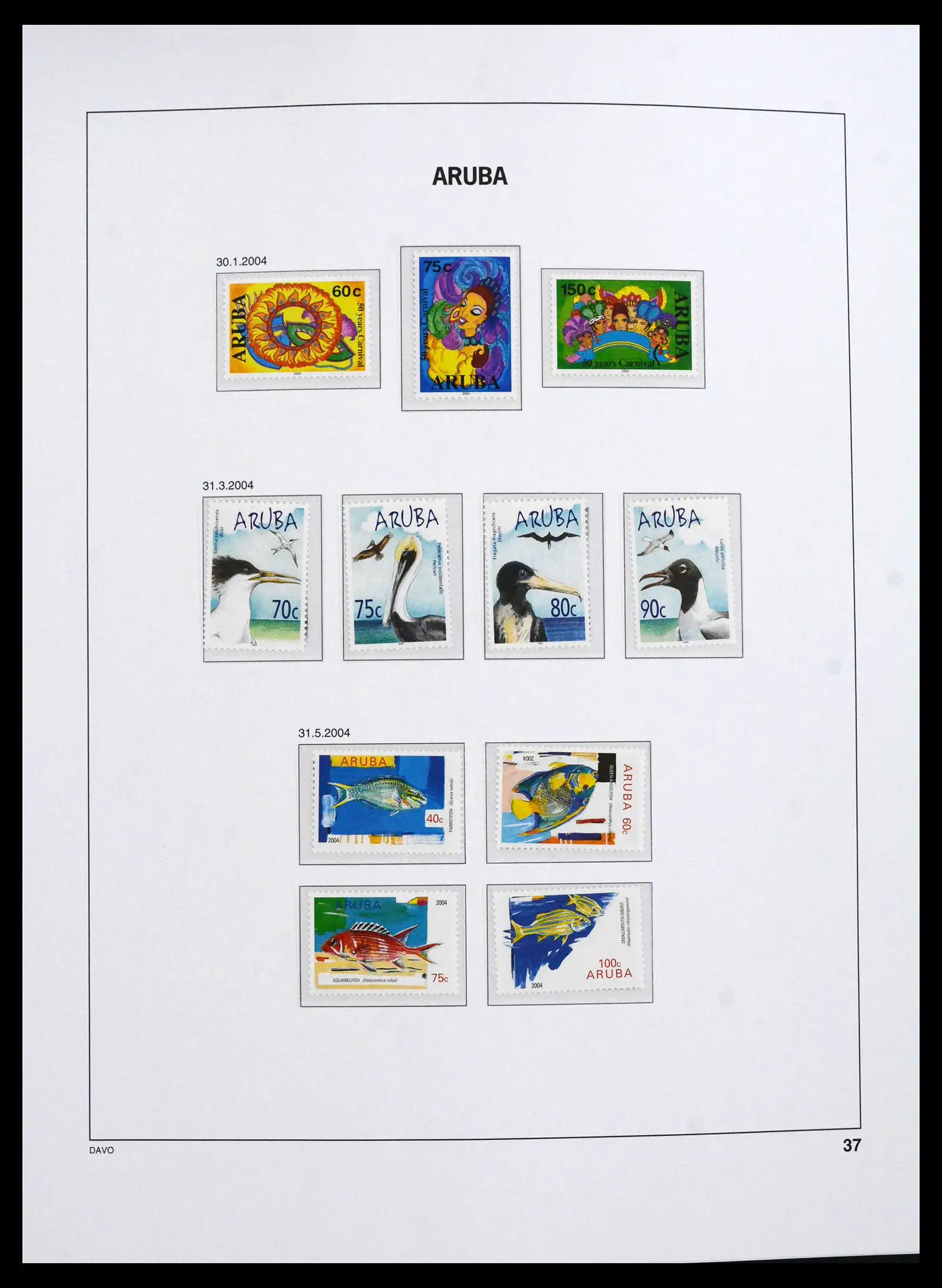41732 0037 - Postzegelverzameling 41732 Aruba 1986-2025!!