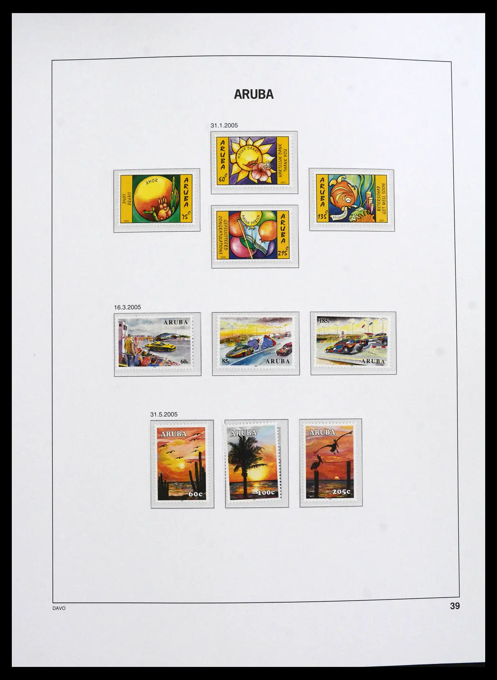 41732 0039 - Postzegelverzameling 41732 Aruba 1986-2025!!