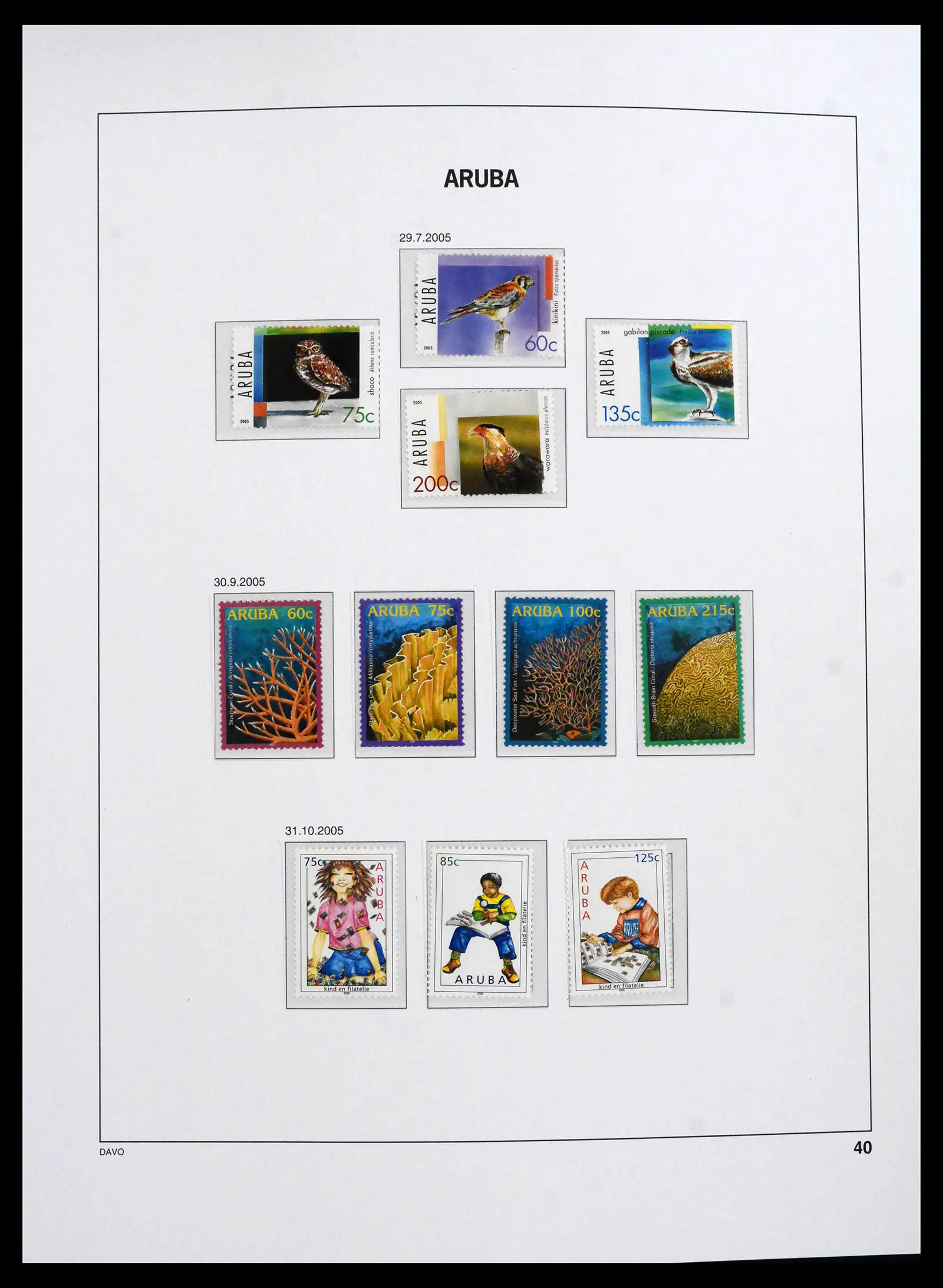 41732 0040 - Postzegelverzameling 41732 Aruba 1986-2025!!