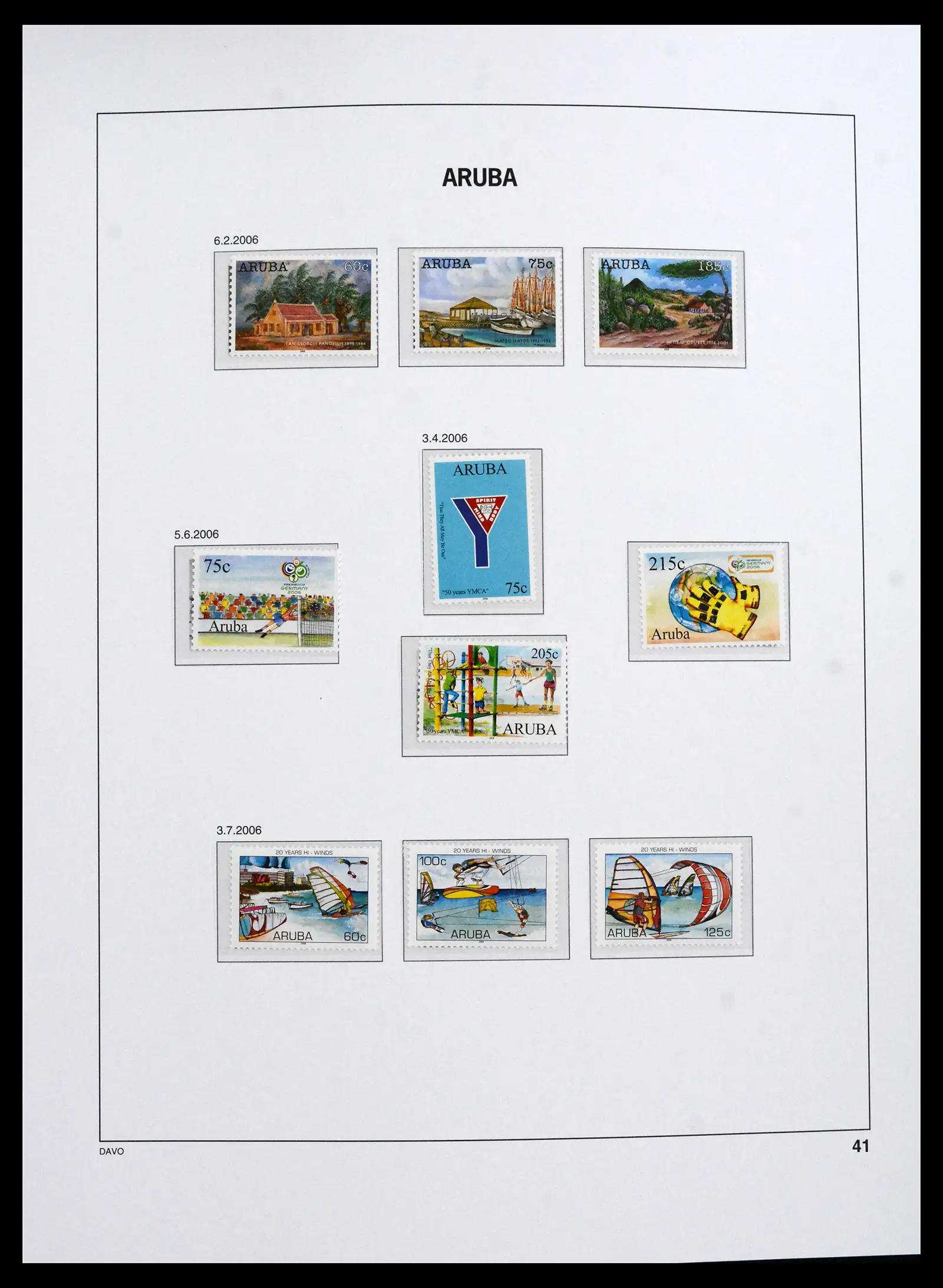 41732 0041 - Postzegelverzameling 41732 Aruba 1986-2025!!