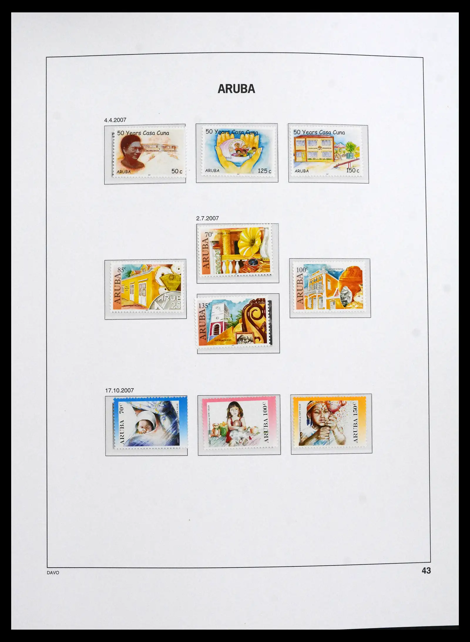 41732 0043 - Postzegelverzameling 41732 Aruba 1986-2025!!