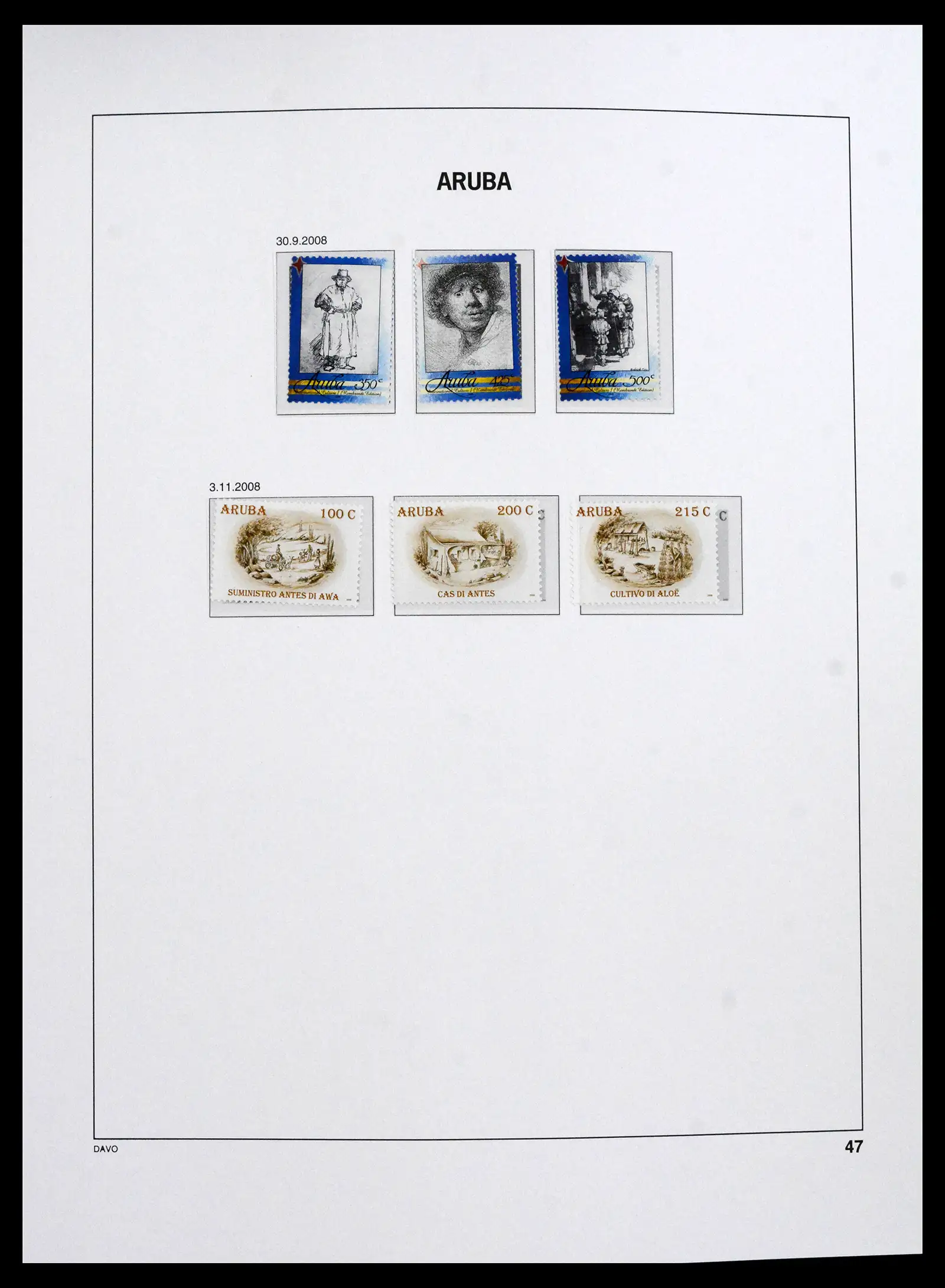 41732 0047 - Postzegelverzameling 41732 Aruba 1986-2025!!