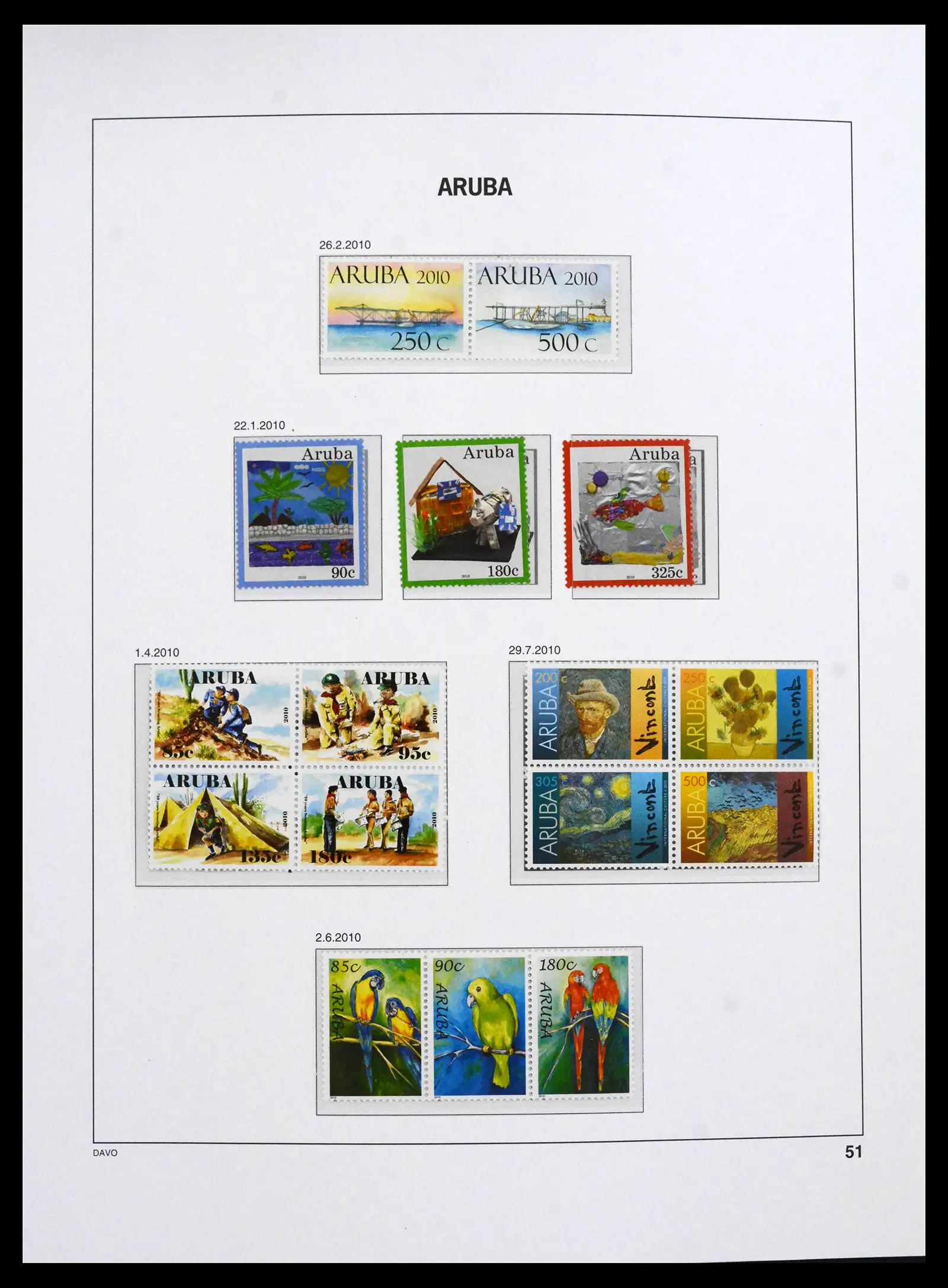 41732 0051 - Postzegelverzameling 41732 Aruba 1986-2025!!