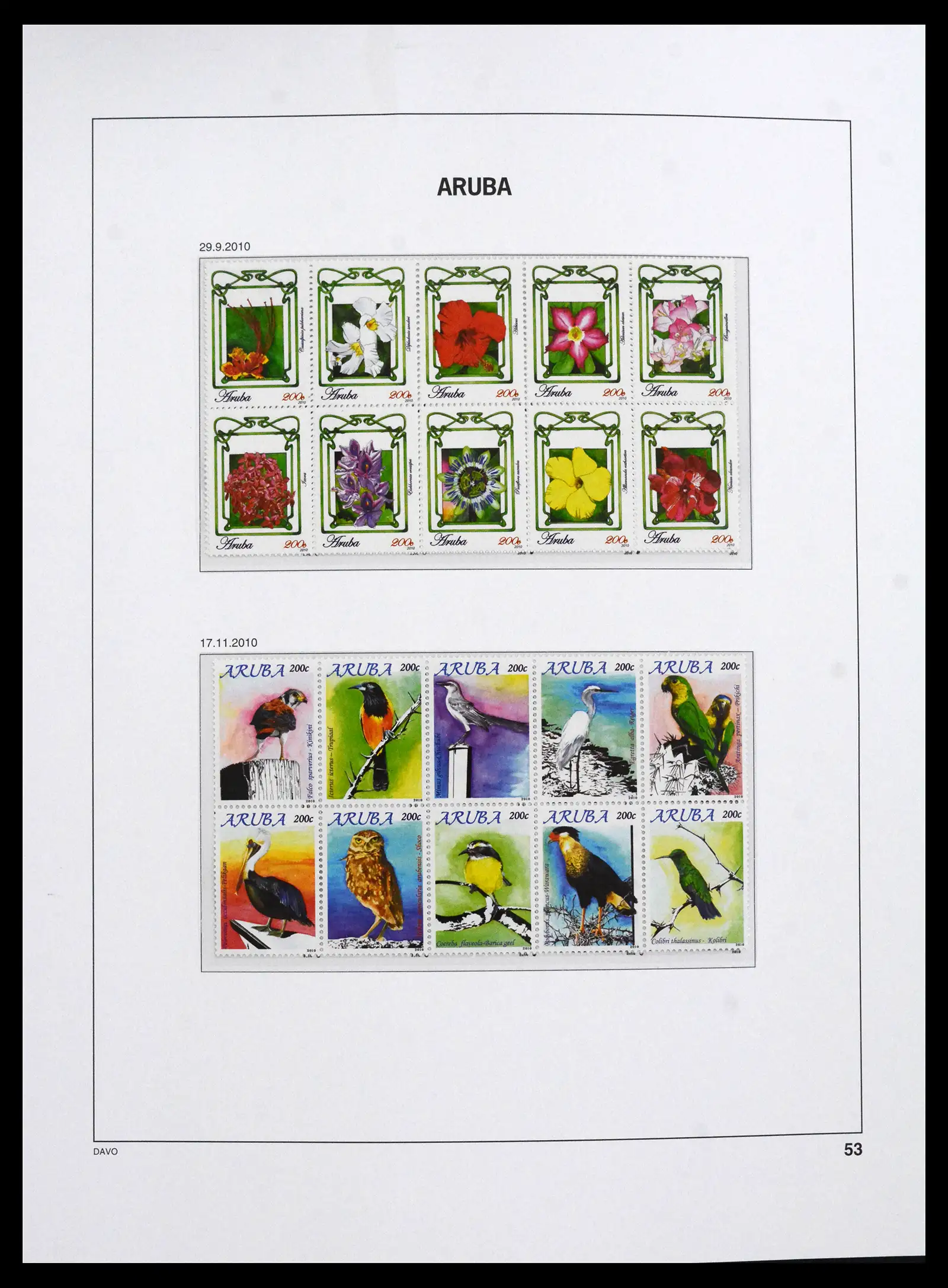 41732 0053 - Postzegelverzameling 41732 Aruba 1986-2025!!