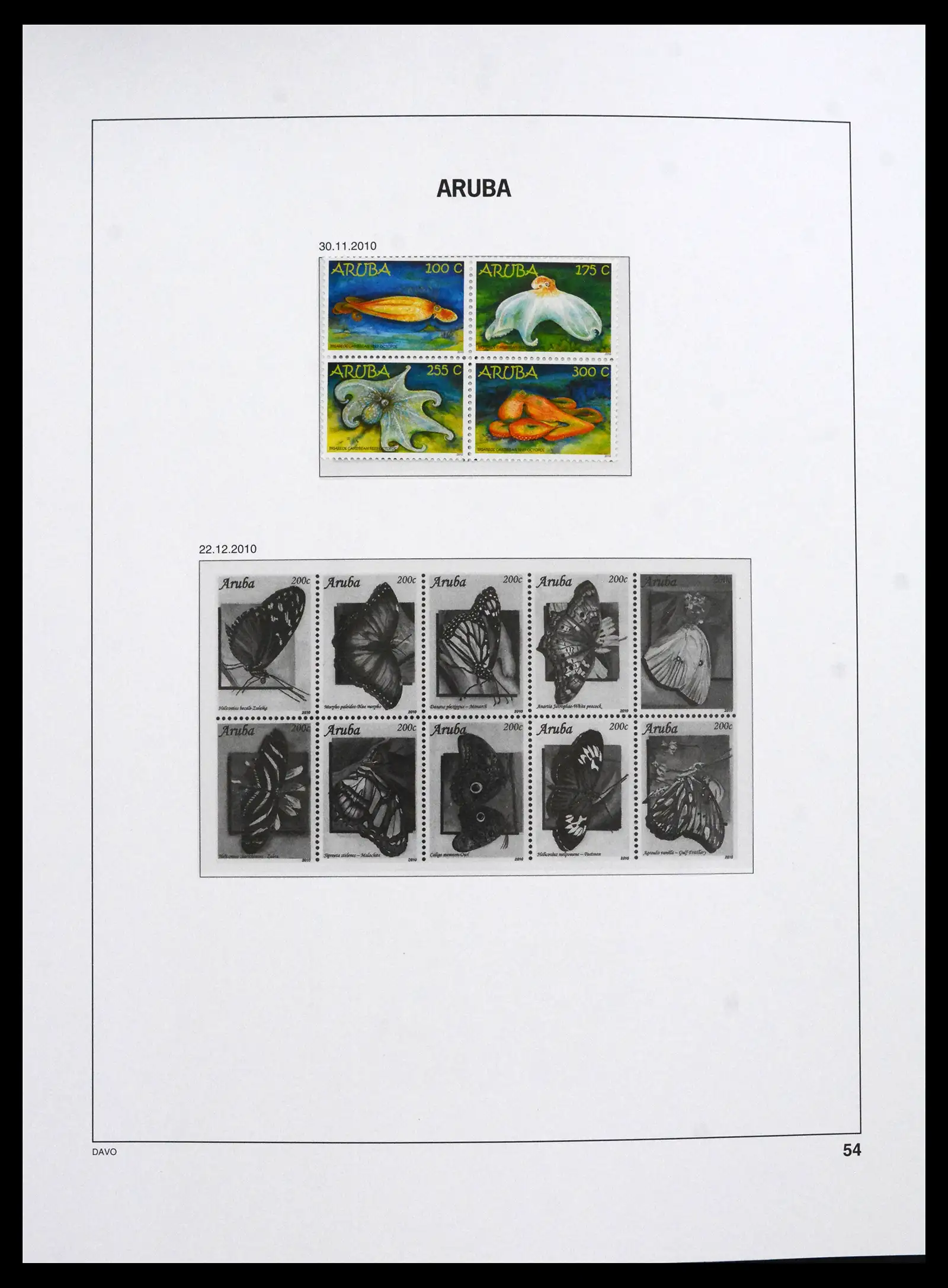 41732 0054 - Postzegelverzameling 41732 Aruba 1986-2025!!