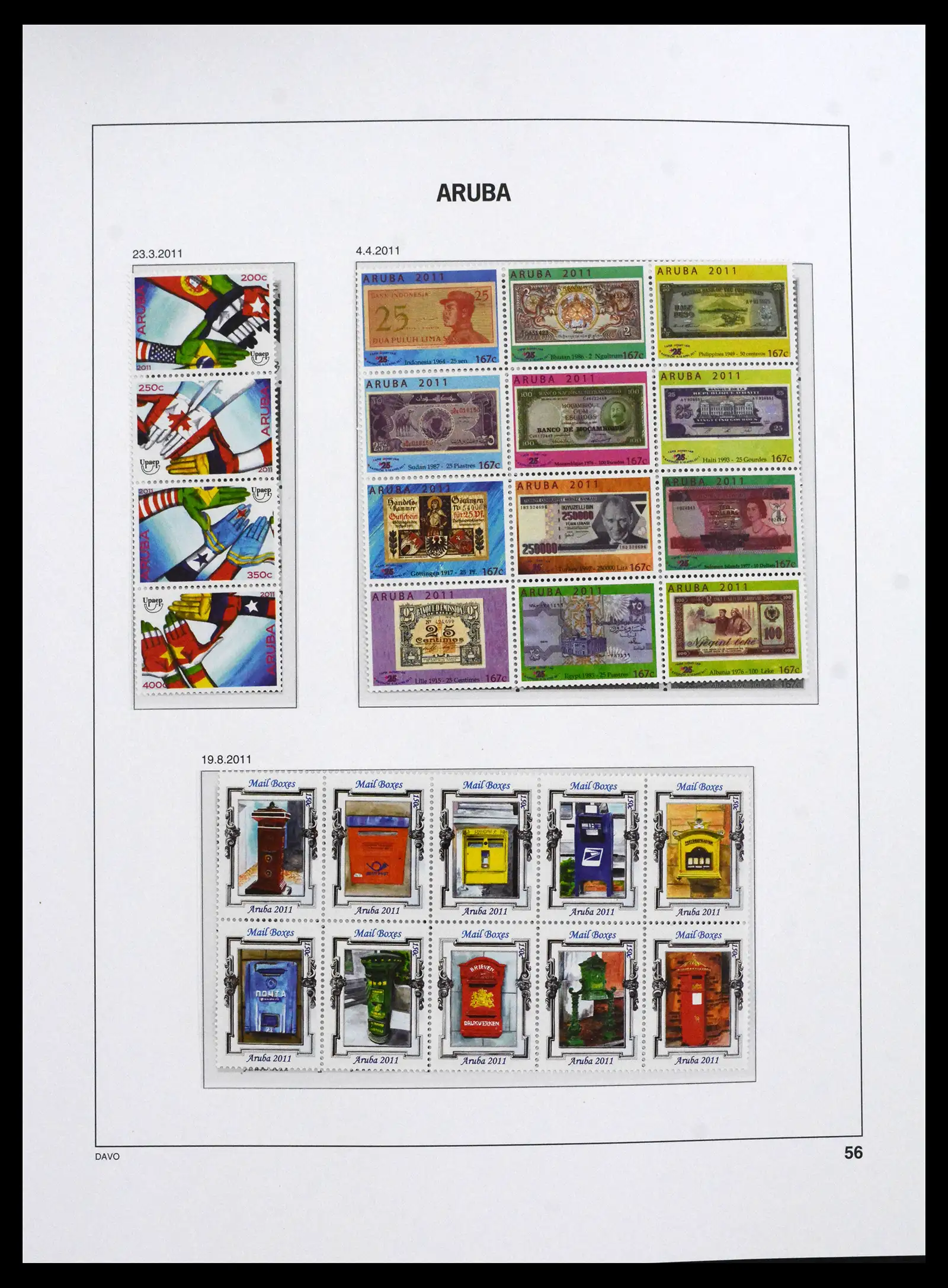 41732 0056 - Postzegelverzameling 41732 Aruba 1986-2025!!