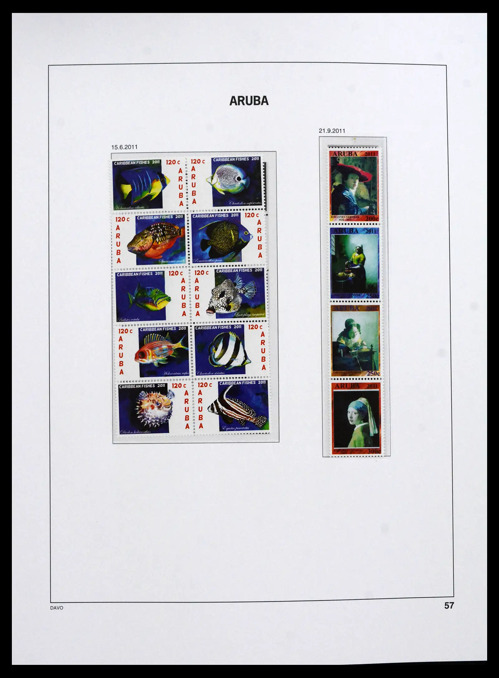 41732 0057 - Postzegelverzameling 41732 Aruba 1986-2025!!