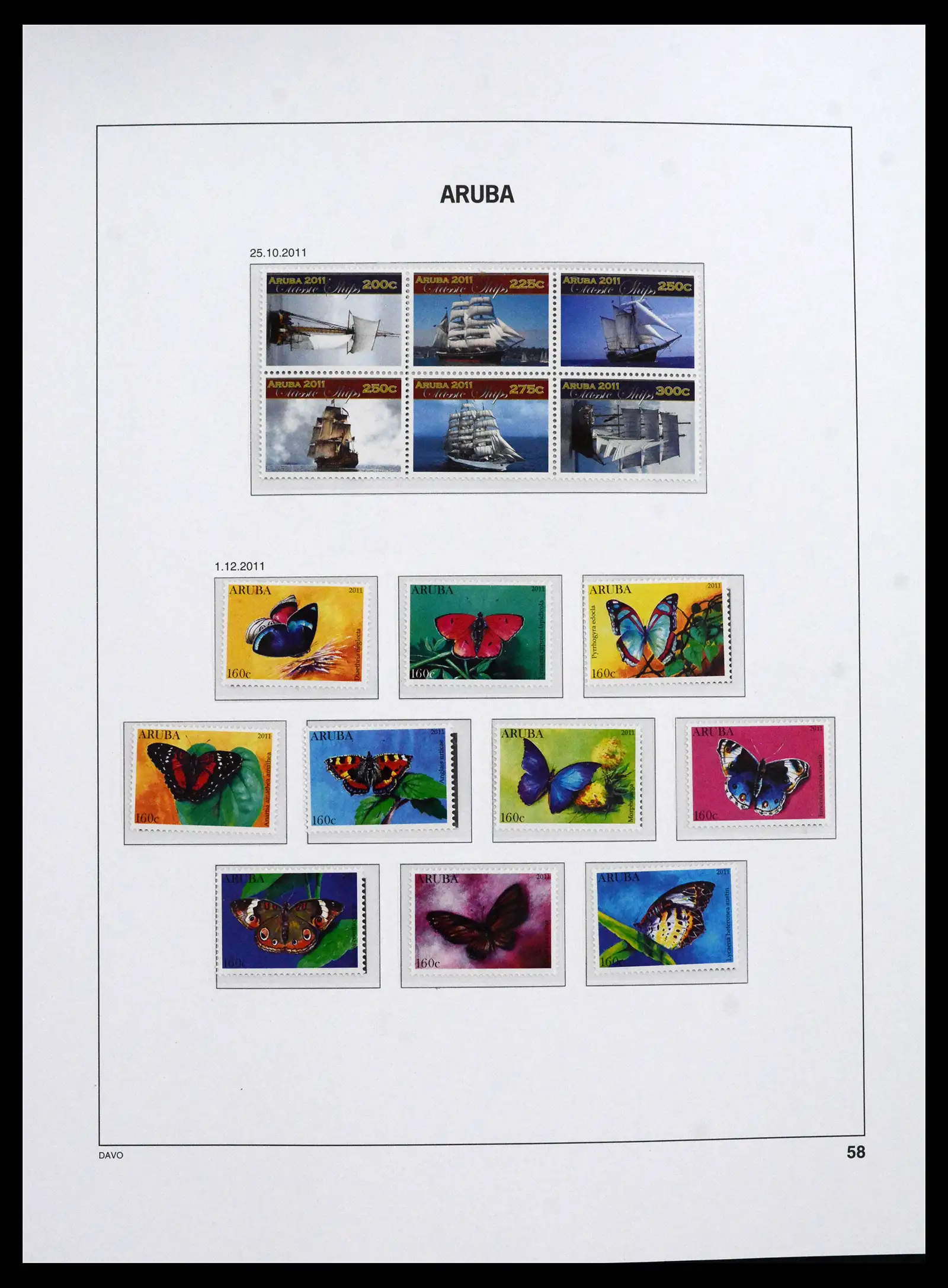 41732 0058 - Postzegelverzameling 41732 Aruba 1986-2025!!