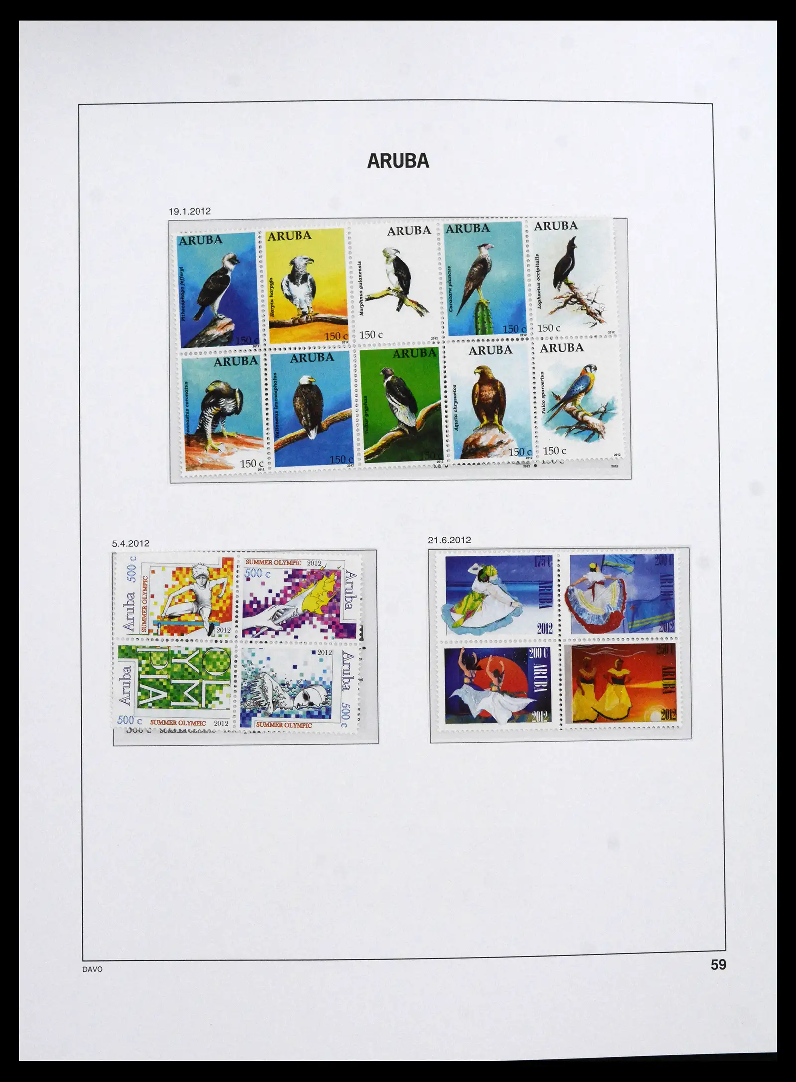 41732 0059 - Postzegelverzameling 41732 Aruba 1986-2025!!
