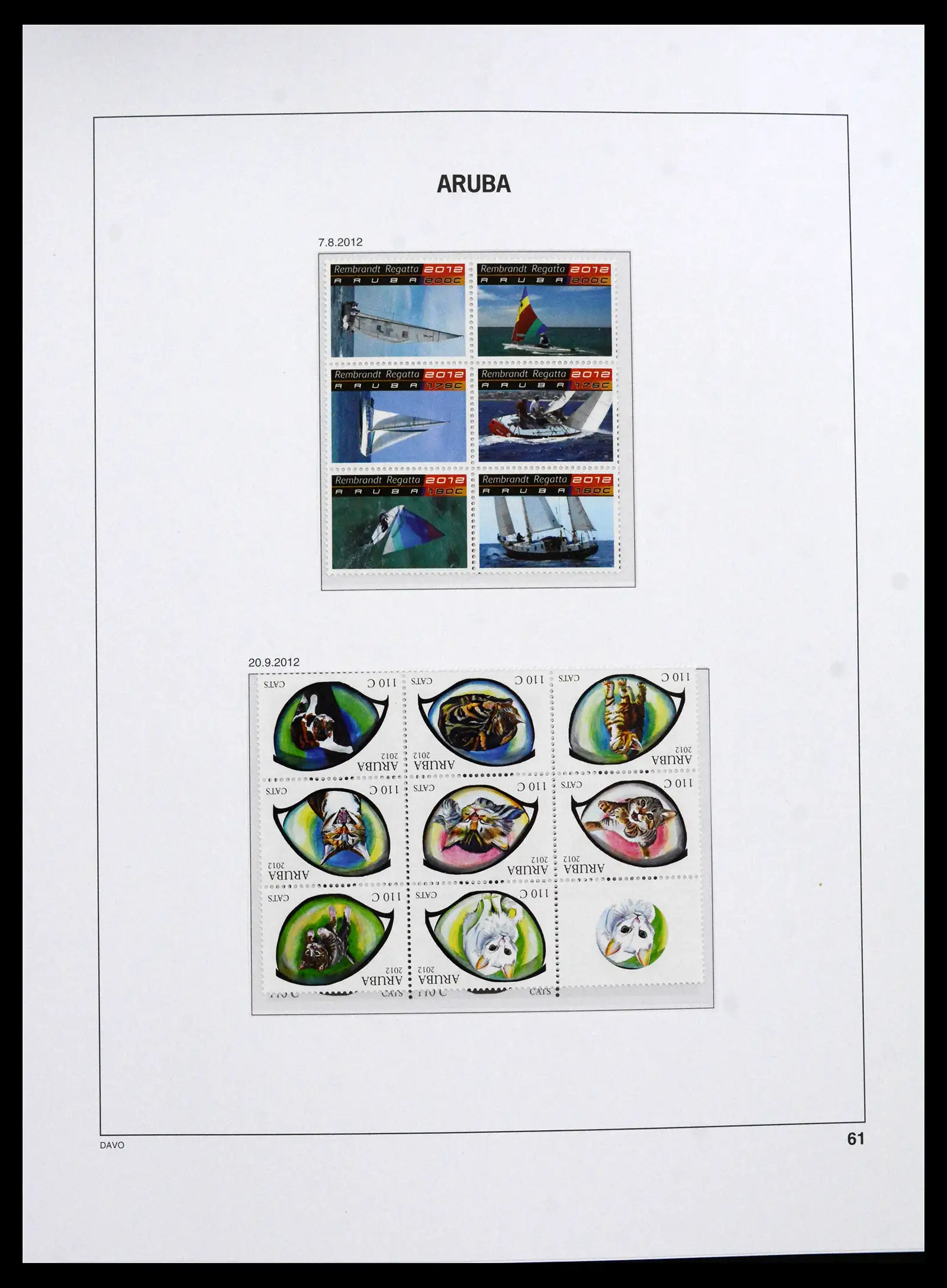 41732 0061 - Postzegelverzameling 41732 Aruba 1986-2025!!