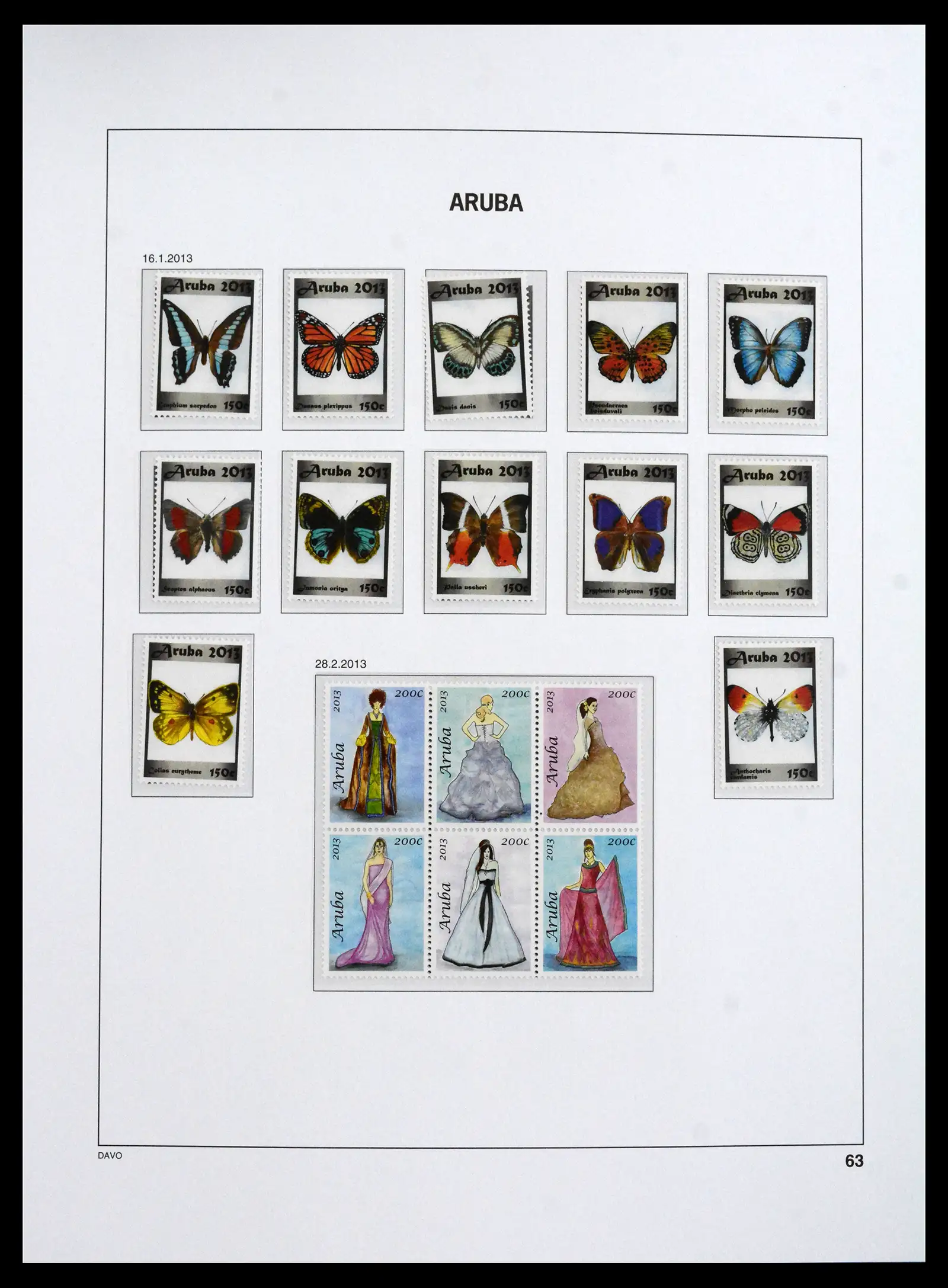 41732 0063 - Postzegelverzameling 41732 Aruba 1986-2025!!