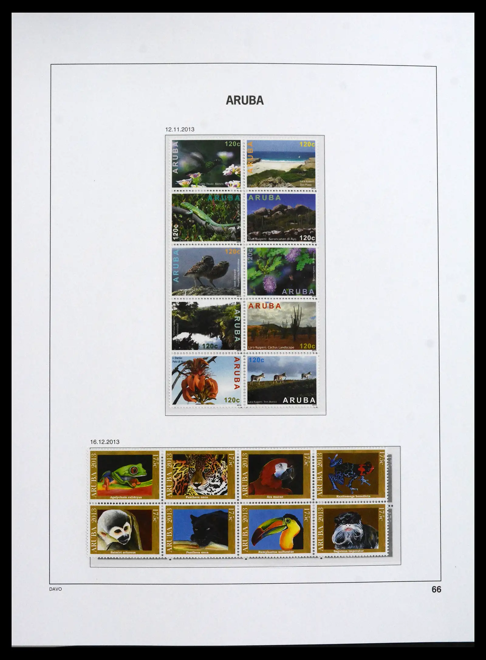 41732 0066 - Postzegelverzameling 41732 Aruba 1986-2025!!