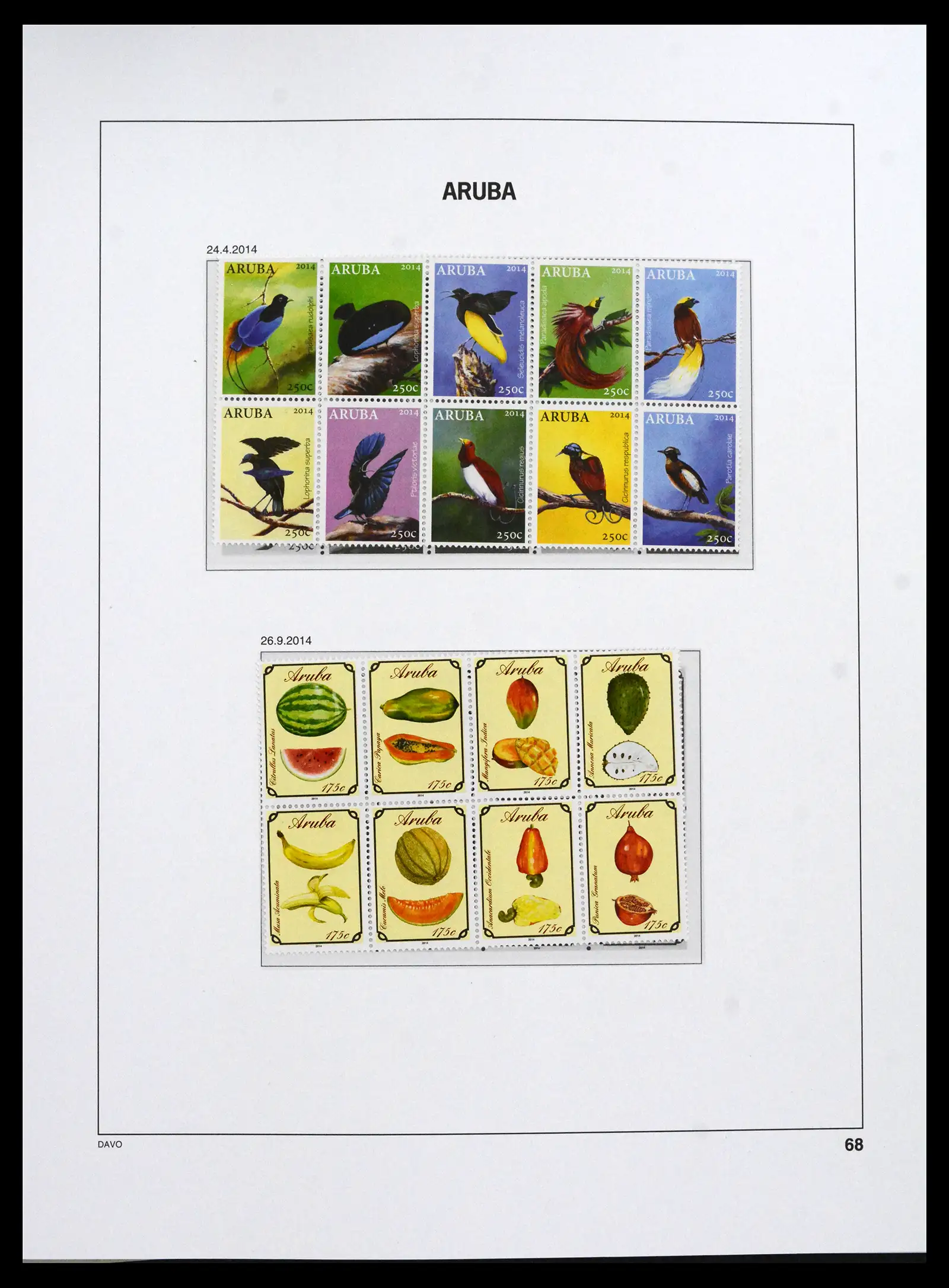 41732 0068 - Postzegelverzameling 41732 Aruba 1986-2025!!