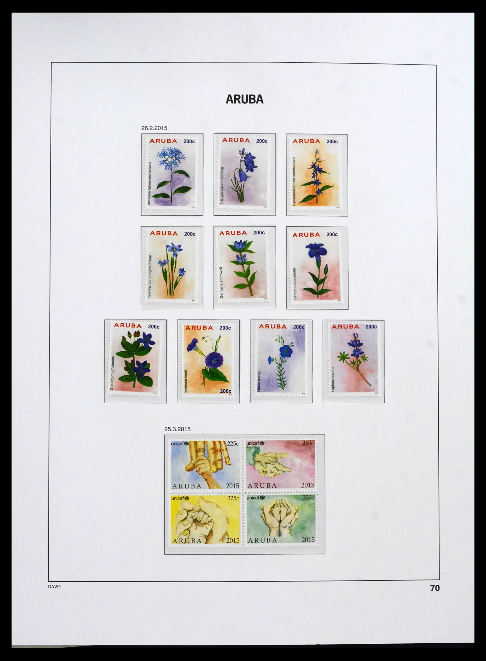 41732 0070 - Postzegelverzameling 41732 Aruba 1986-2025!!