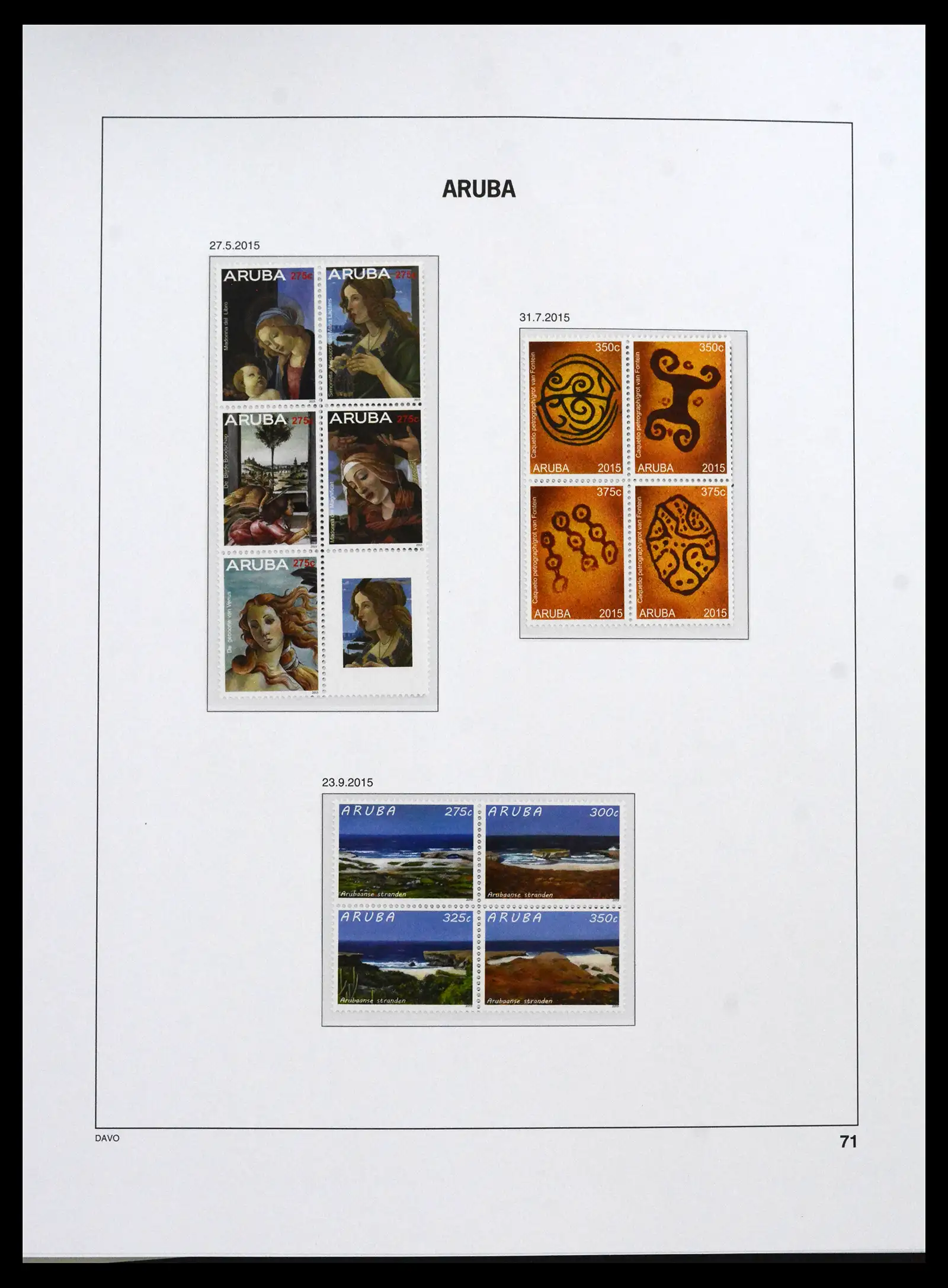 41732 0071 - Postzegelverzameling 41732 Aruba 1986-2025!!