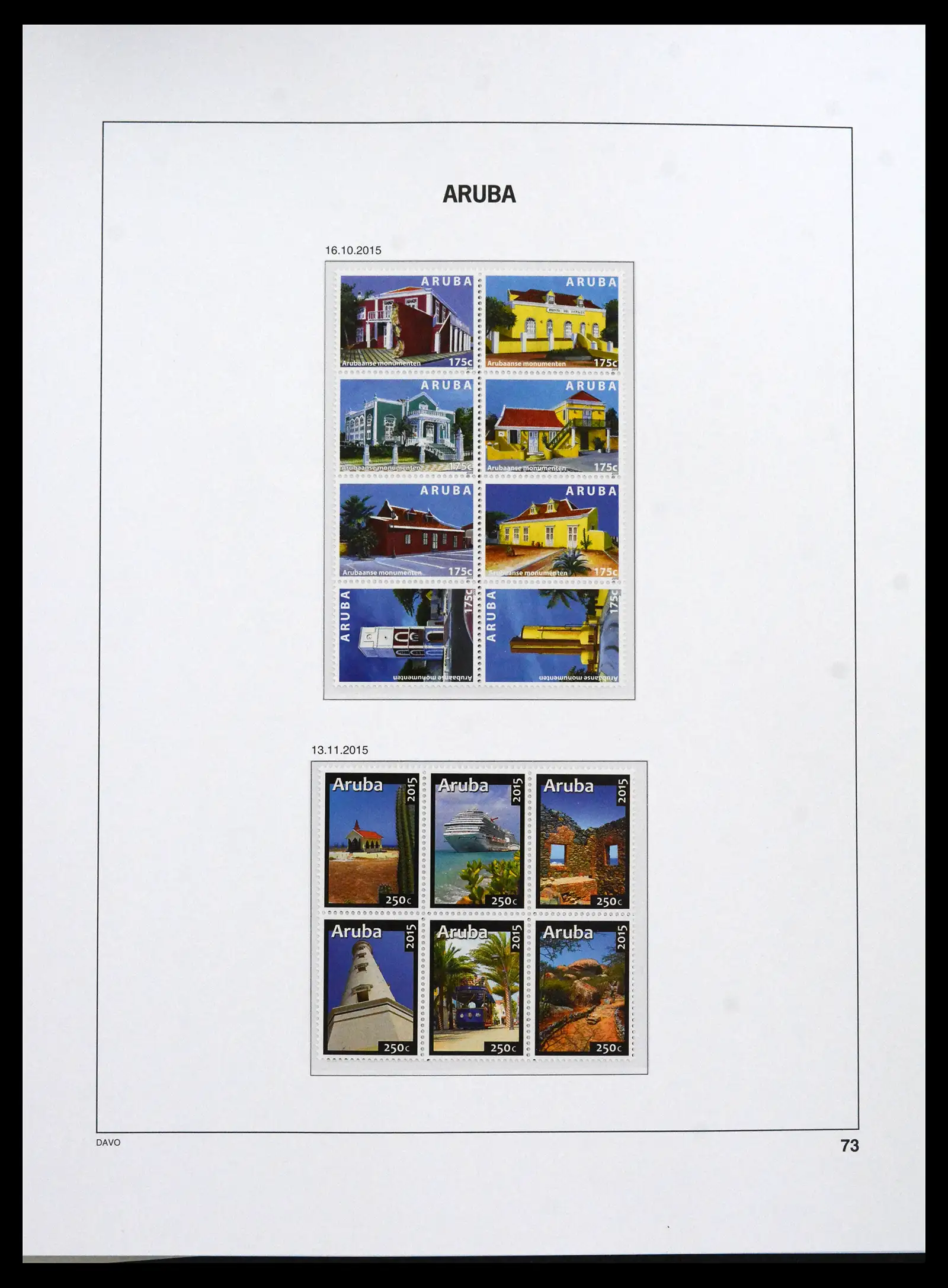 41732 0073 - Postzegelverzameling 41732 Aruba 1986-2025!!