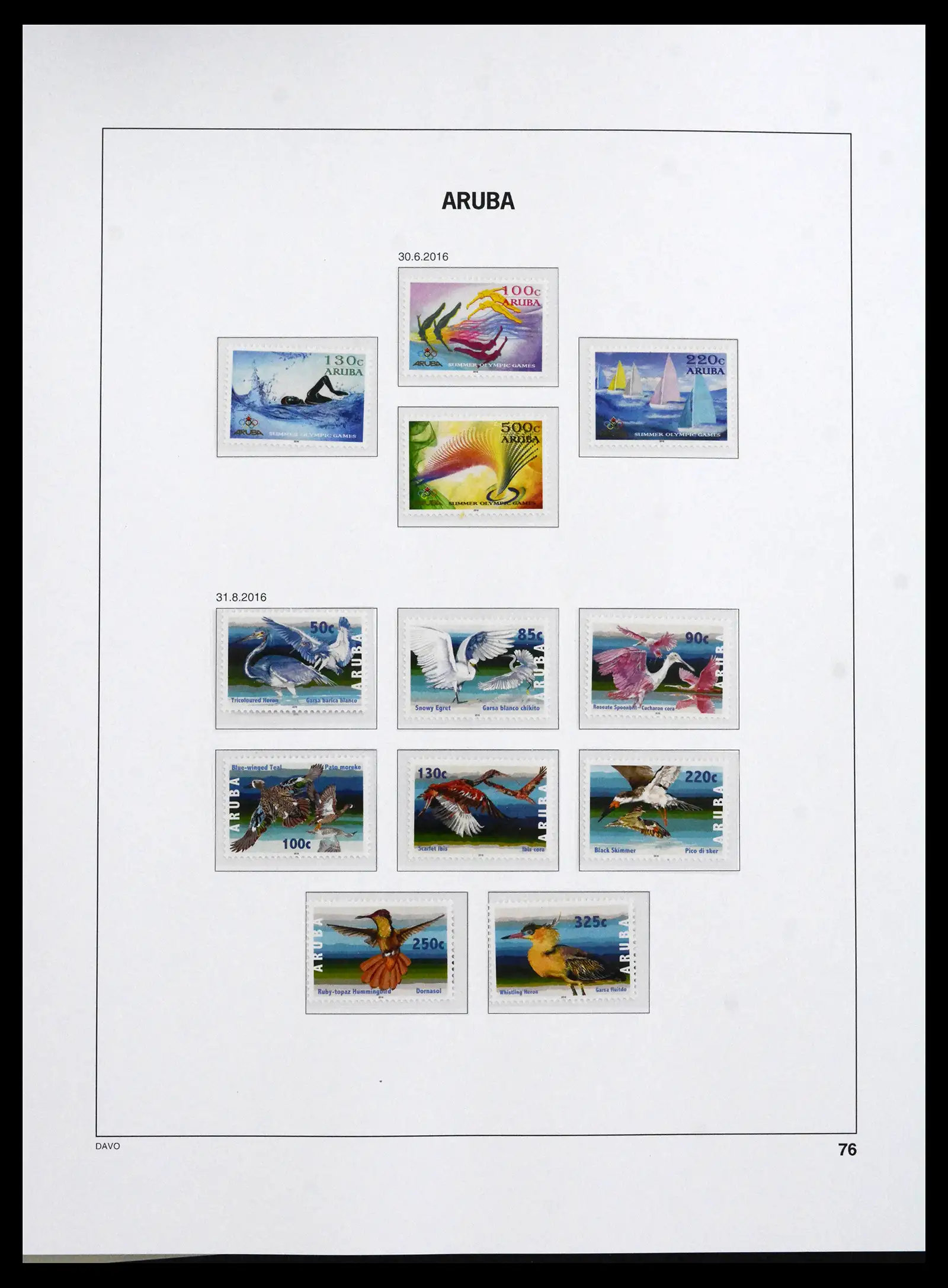 41732 0076 - Postzegelverzameling 41732 Aruba 1986-2025!!