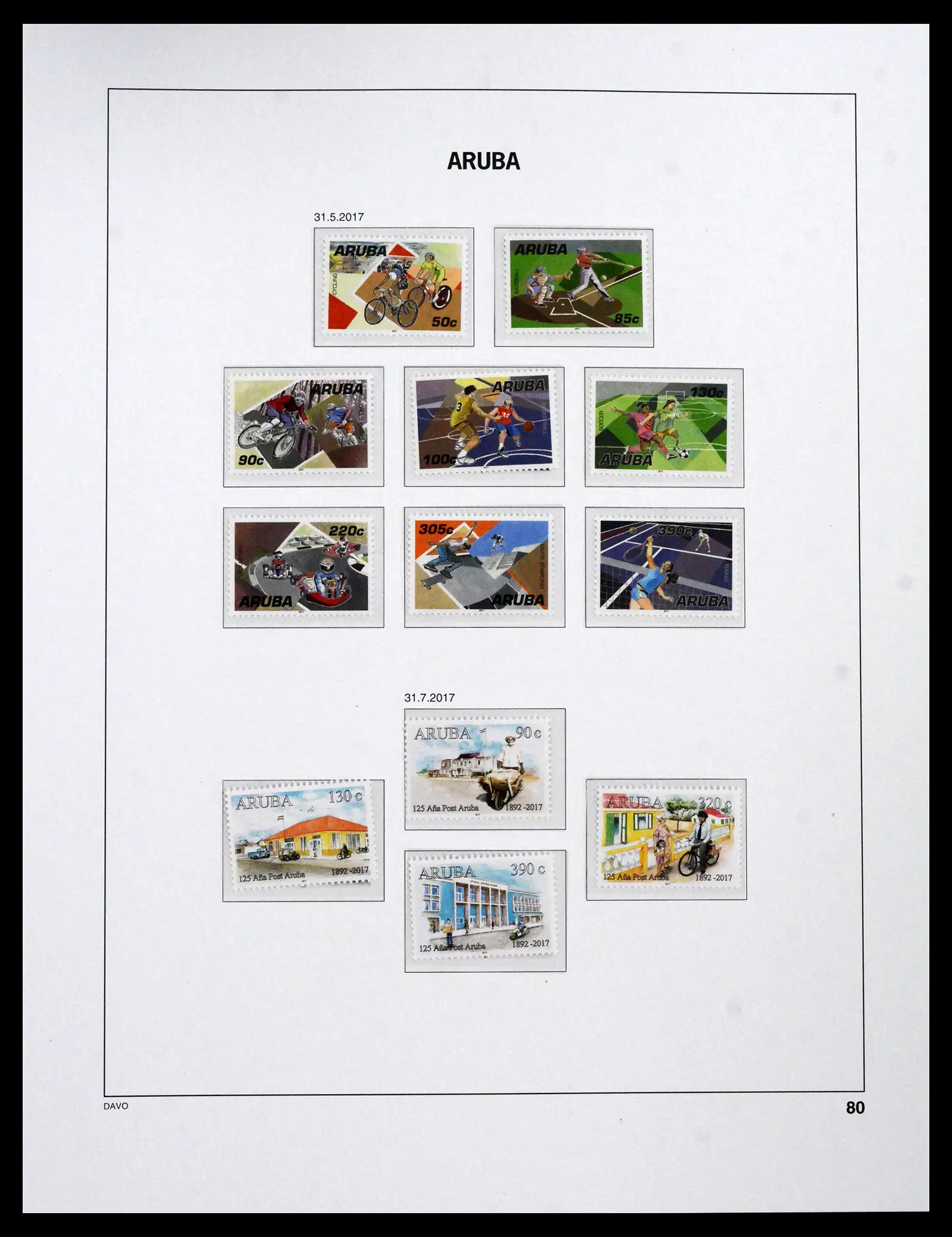41732 0096 - Postzegelverzameling 41732 Aruba 1986-2025!!