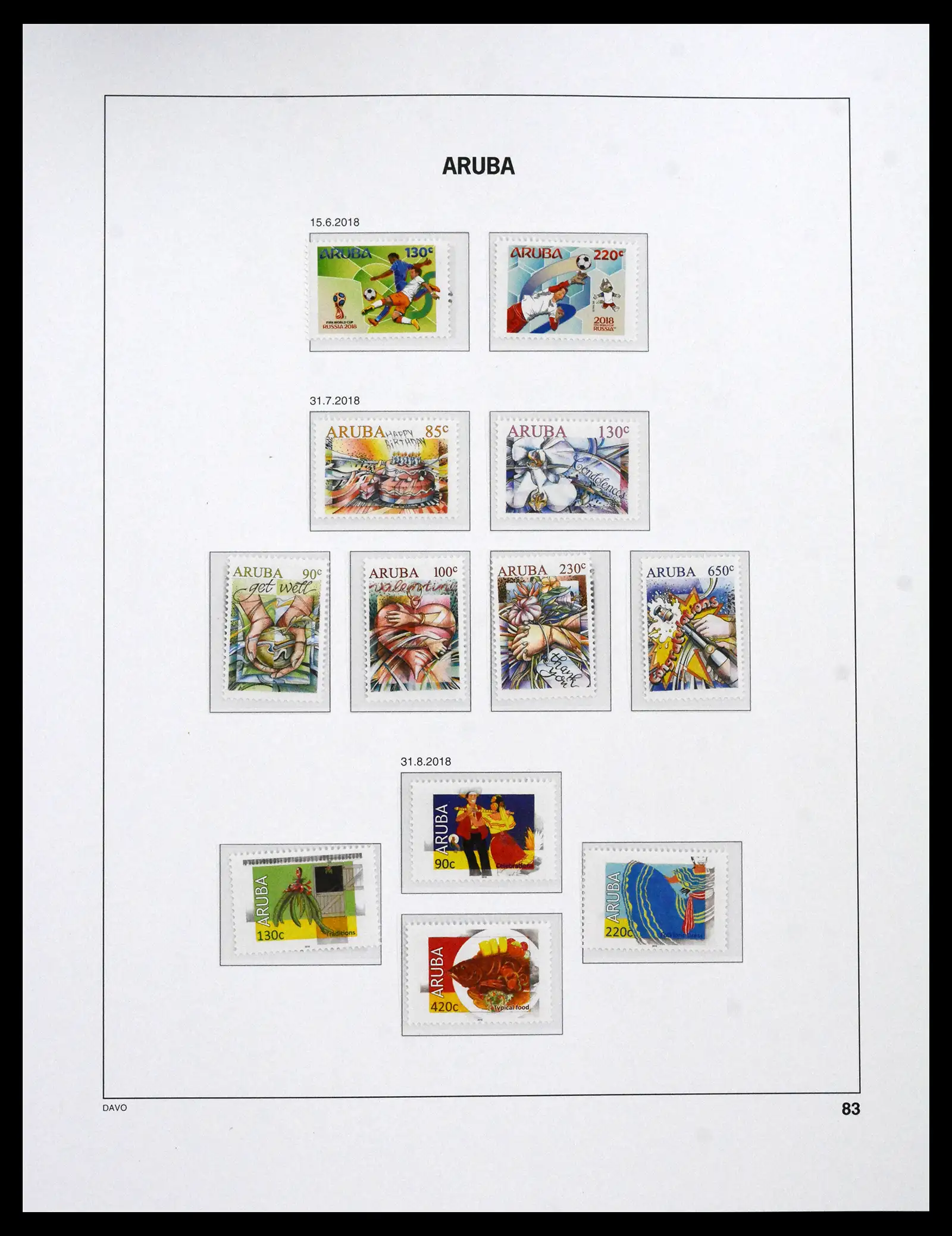 41732 0099 - Postzegelverzameling 41732 Aruba 1986-2025!!
