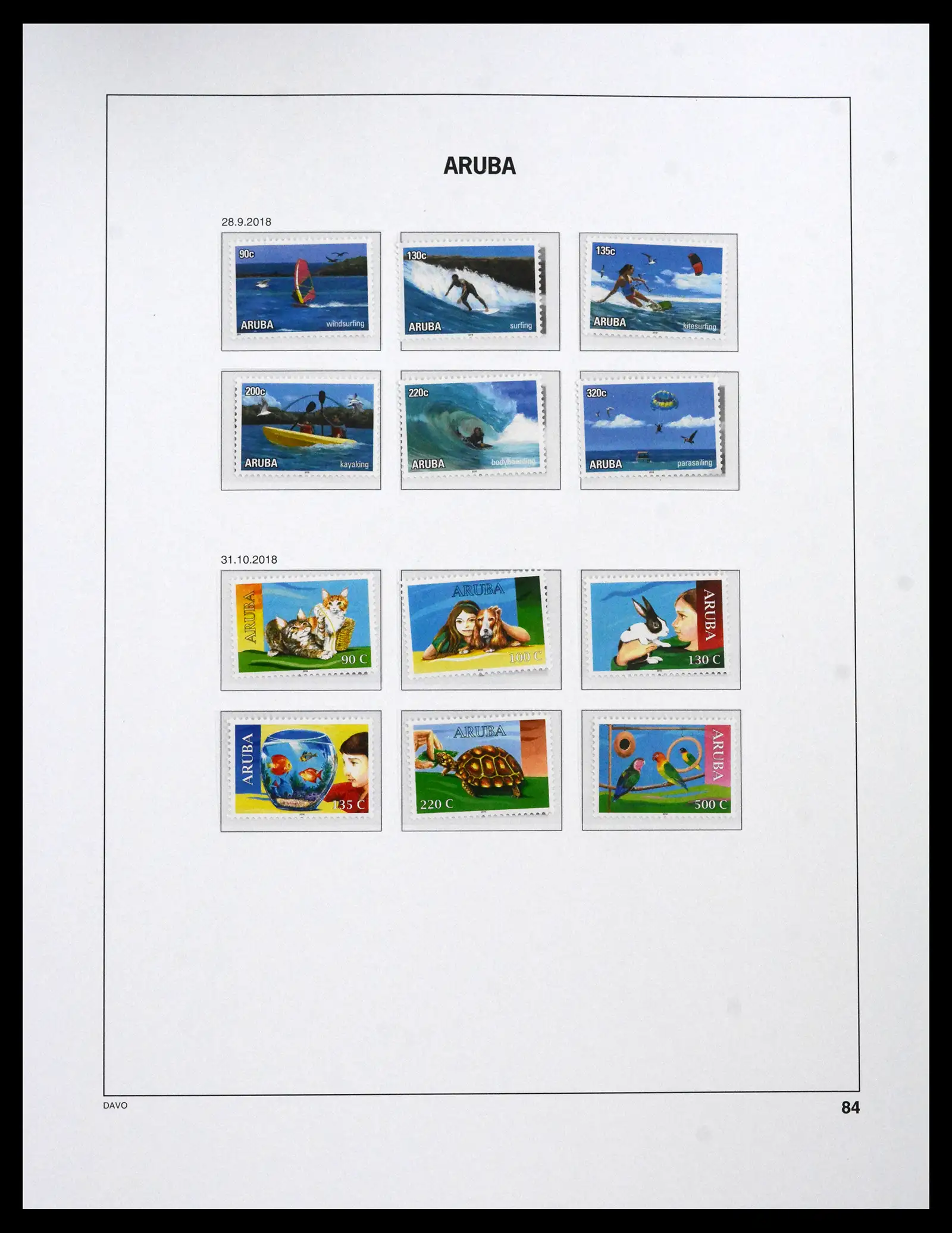 41732 0100 - Postzegelverzameling 41732 Aruba 1986-2025!!