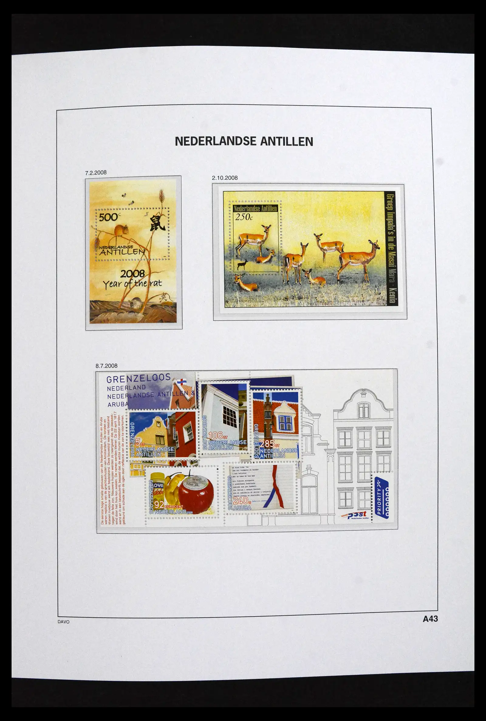 41733 0059 - Stamp collection 41733 Dutch Antilles 1990-2025!!