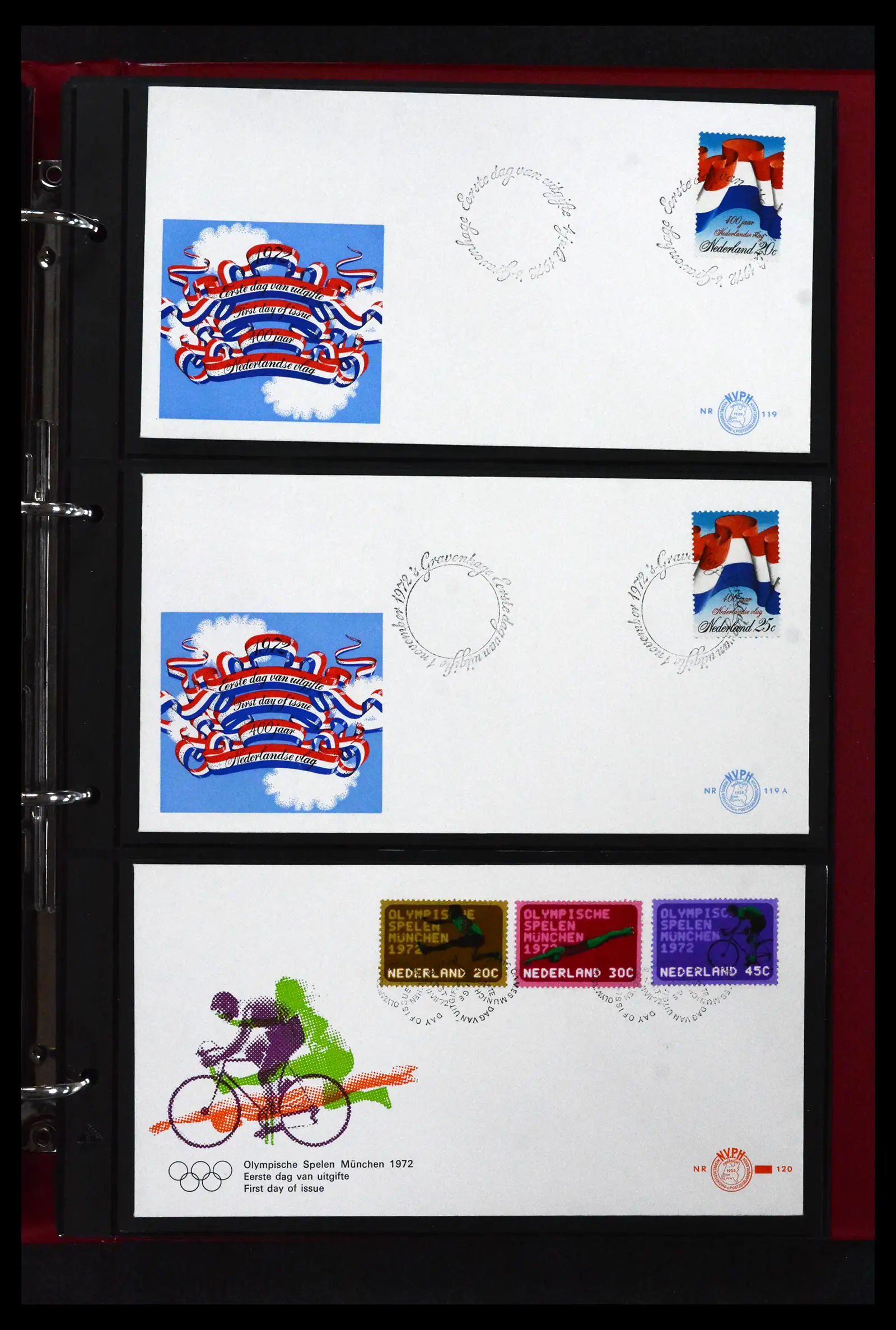 41739 0034 - Stamp collection 41739 Netherlands FDC's unaddressed 1954-1978.