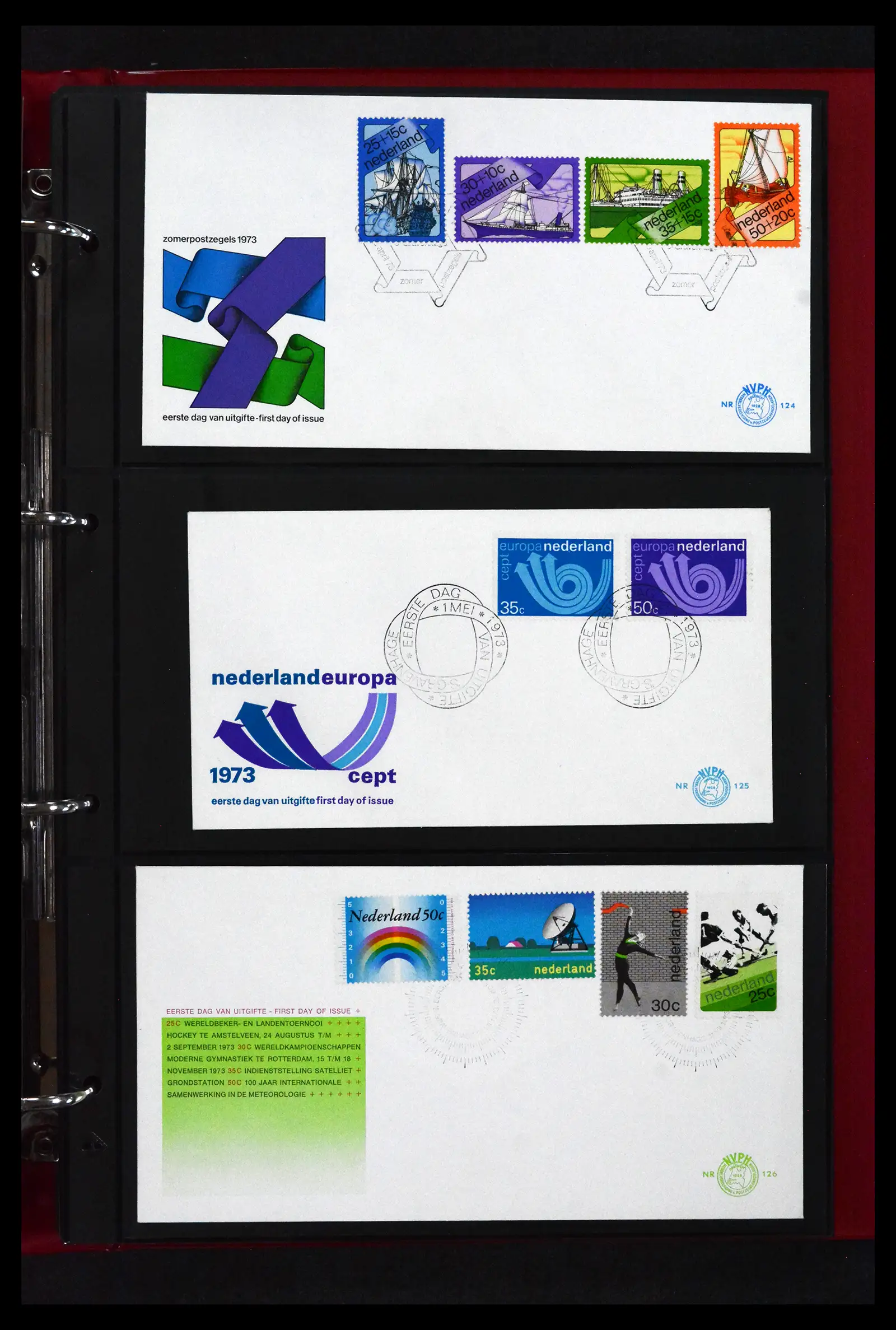 41739 0036 - Stamp collection 41739 Netherlands FDC's unaddressed 1954-1978.